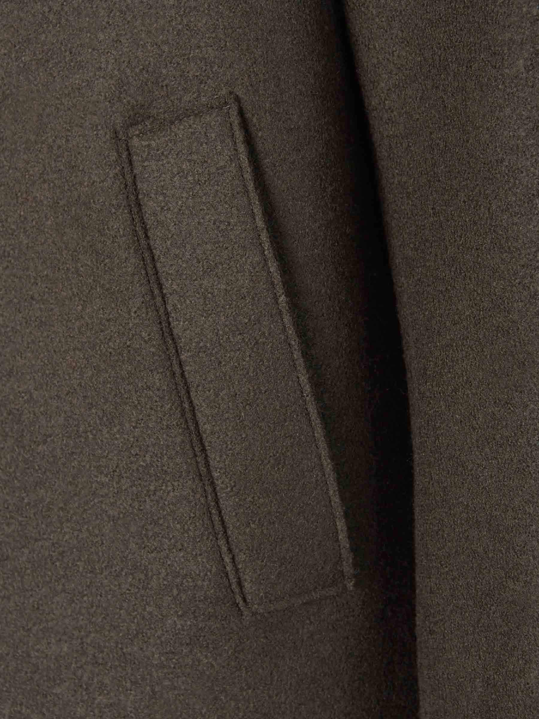 Harris Wharf Abrigo Cruzado Lana color Verde Militar sku 502-001438 01 - Foto 5