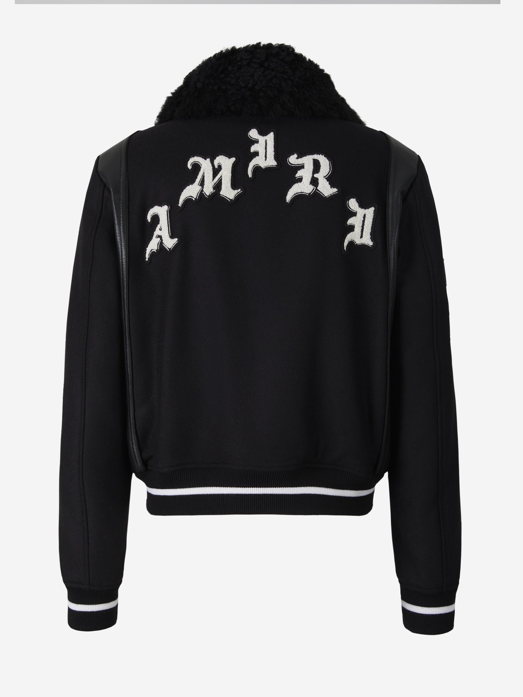 Amiri Chaqueta Varsity Skull color Negro sku 502-001483 01 - Foto 3