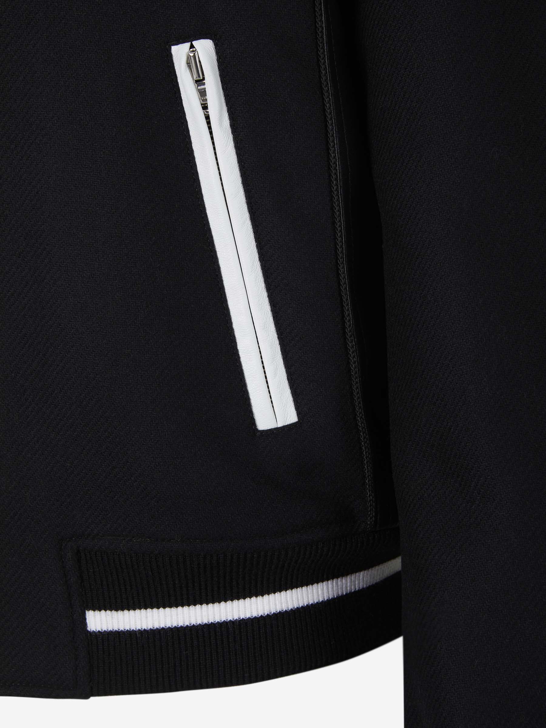 Amiri Chaqueta Varsity Skull color Negro sku 502-001483 01 - Foto 5