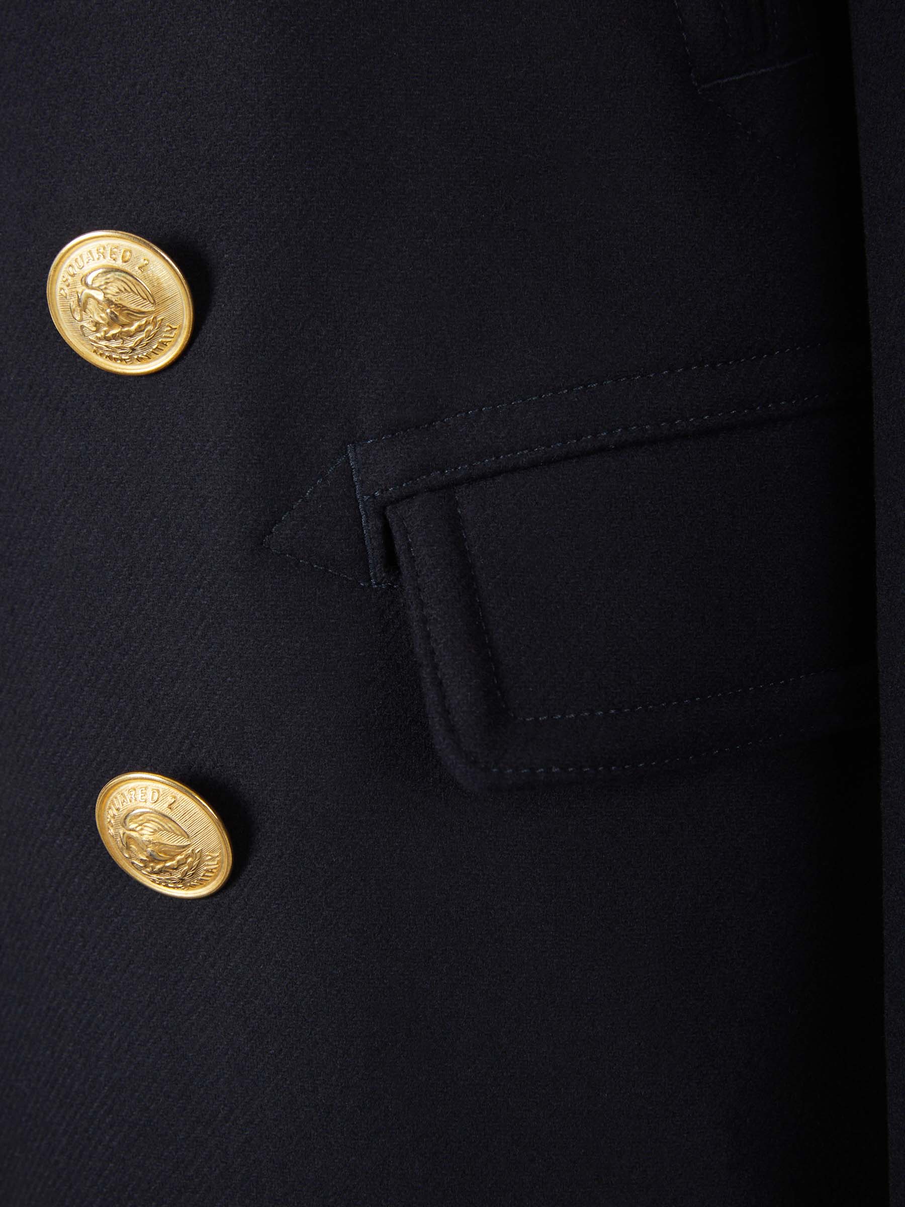 Dsquared2 Abrigo Doble Botonadura color Azul Noche sku 502-001516 01 - Foto 4