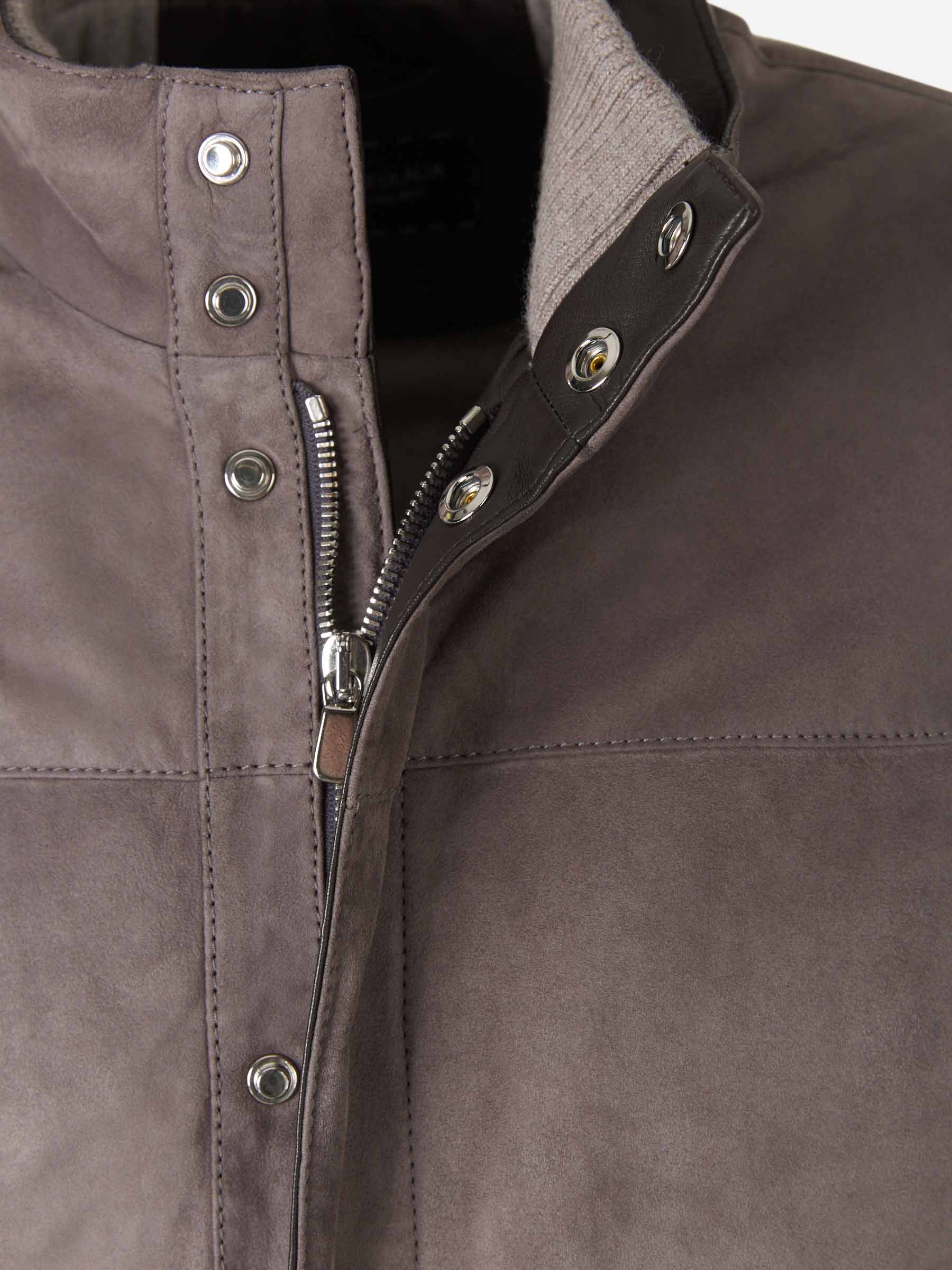 Santa Eulalia Cazadora Piel color Gris Piedra sku 511-000530 01 - Foto 3