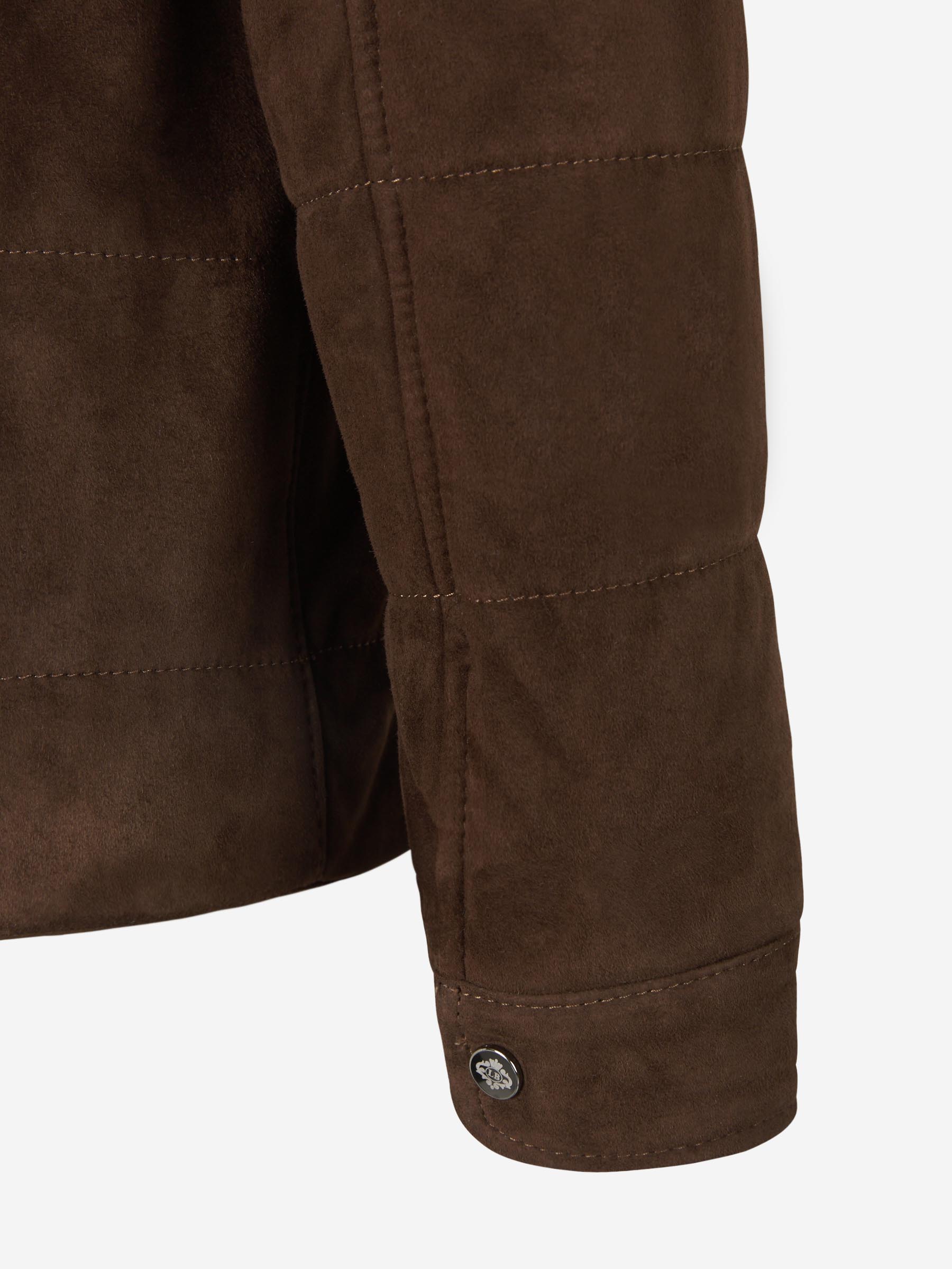 Borrelli Chaqueta Bolsillos Piel color Marrón sku 511-000573 01 - Foto 6