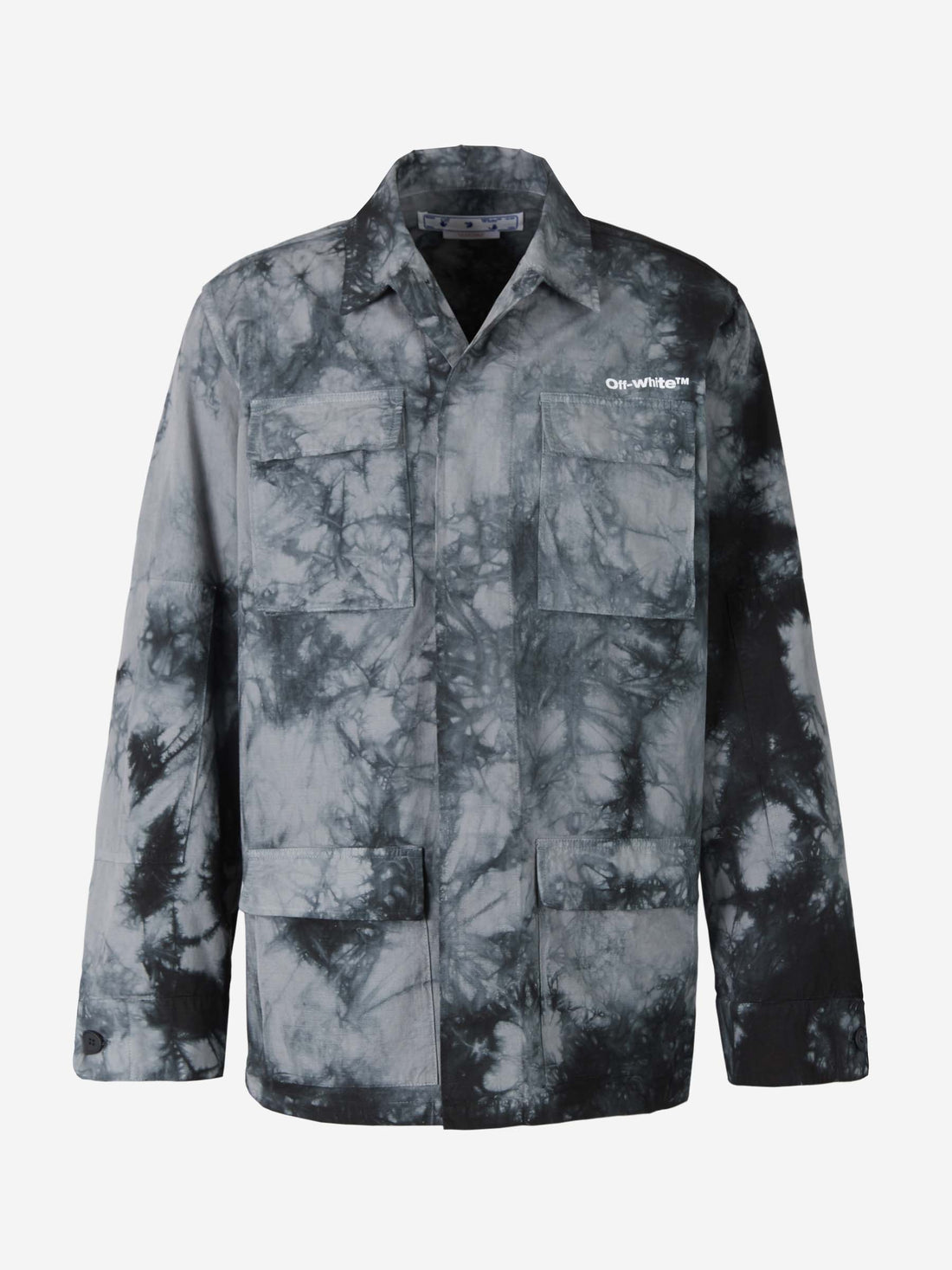 Off-White Chaqueta Camisera Arrow color Gris Claro sku 511-000575 00 - Foto 1