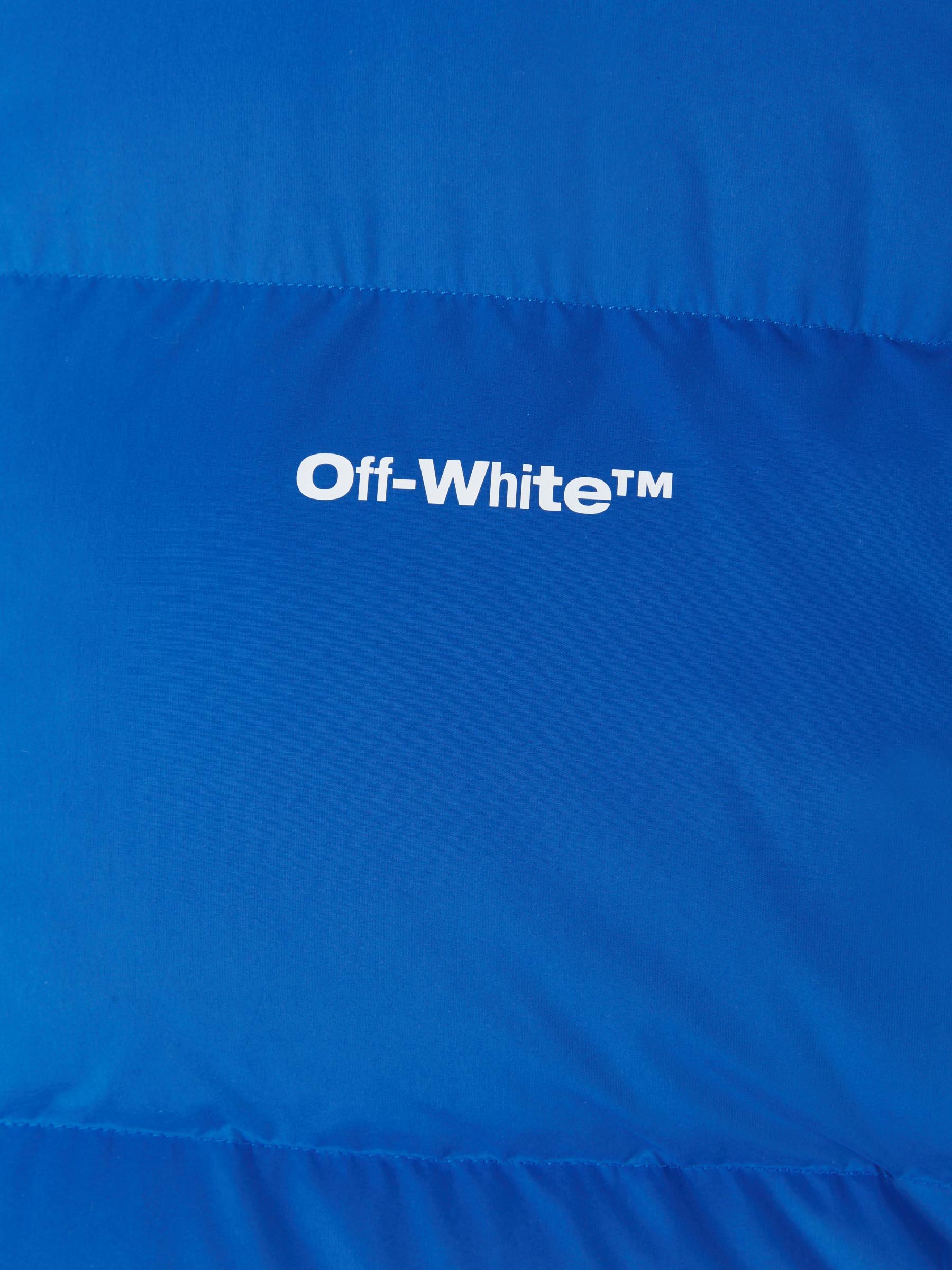 Off-White Chaleco Acolchado Logo color Azul Real sku 511-000576 00 - Foto 6
