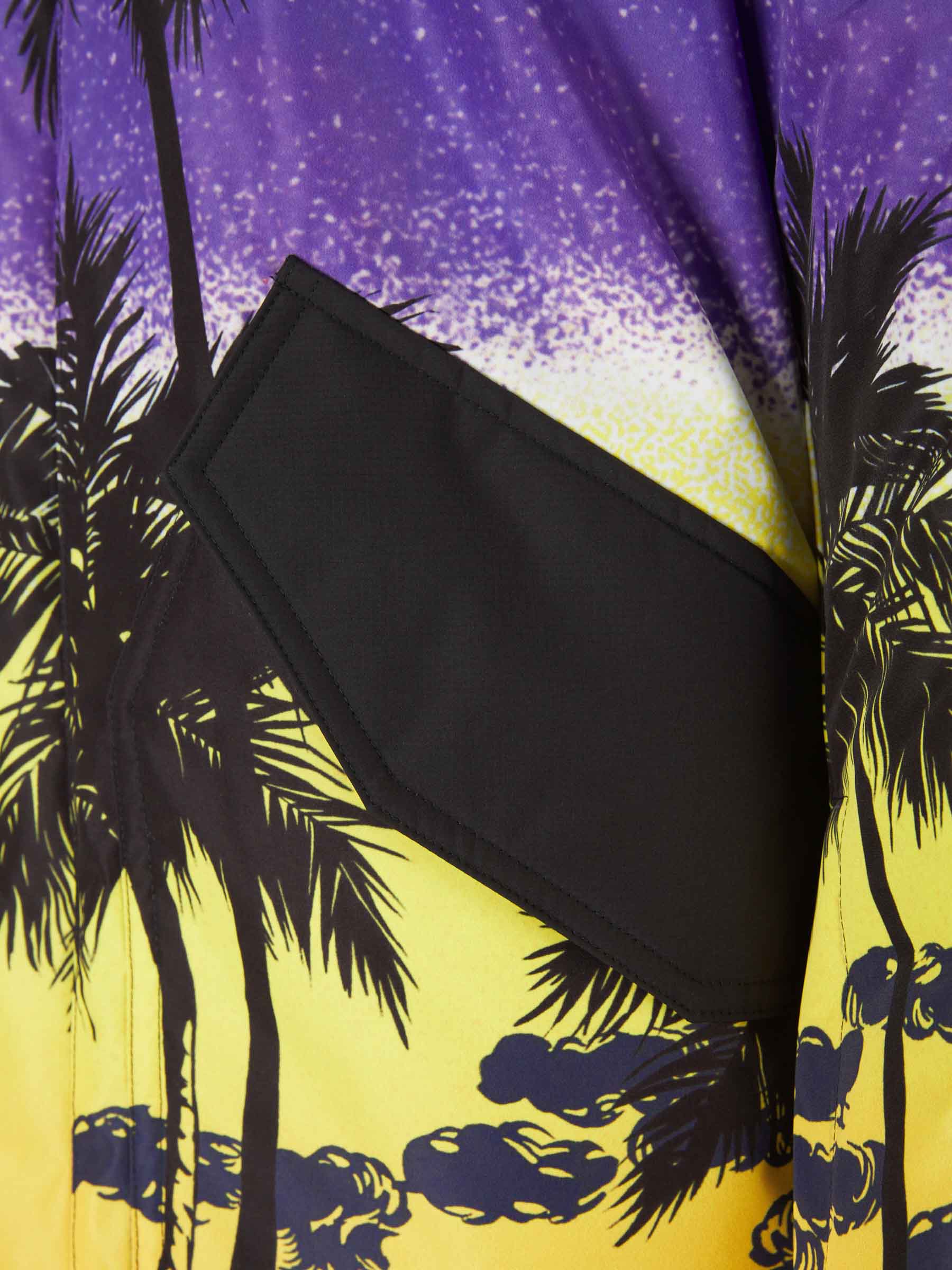 Palm Angels Chaqueta Acolchada Palm Sunset color Púrpura Oscuro sku 511-000587 01 - Foto 5