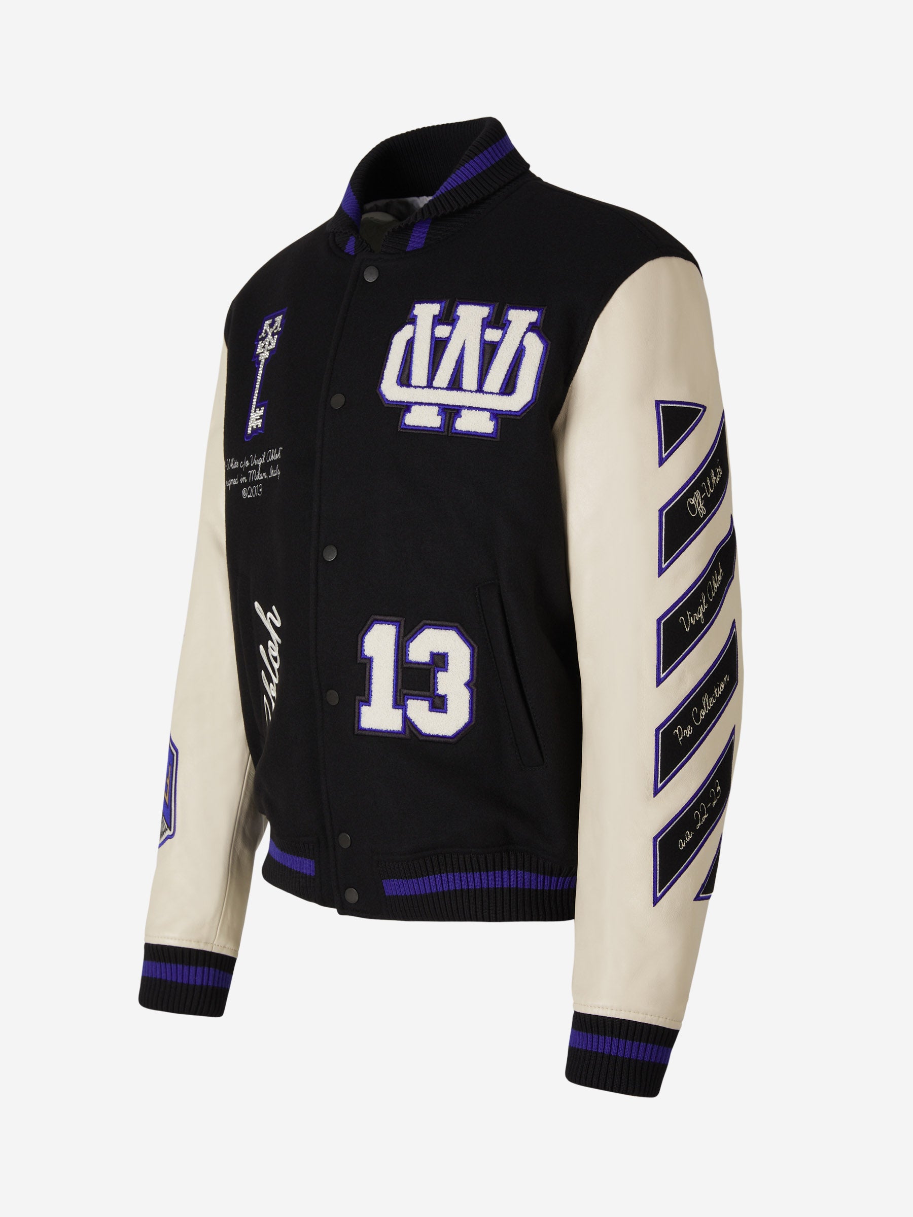 Off-White Chaqueta Bomber Contraste color Negro sku 511-000592 01 - Foto 2