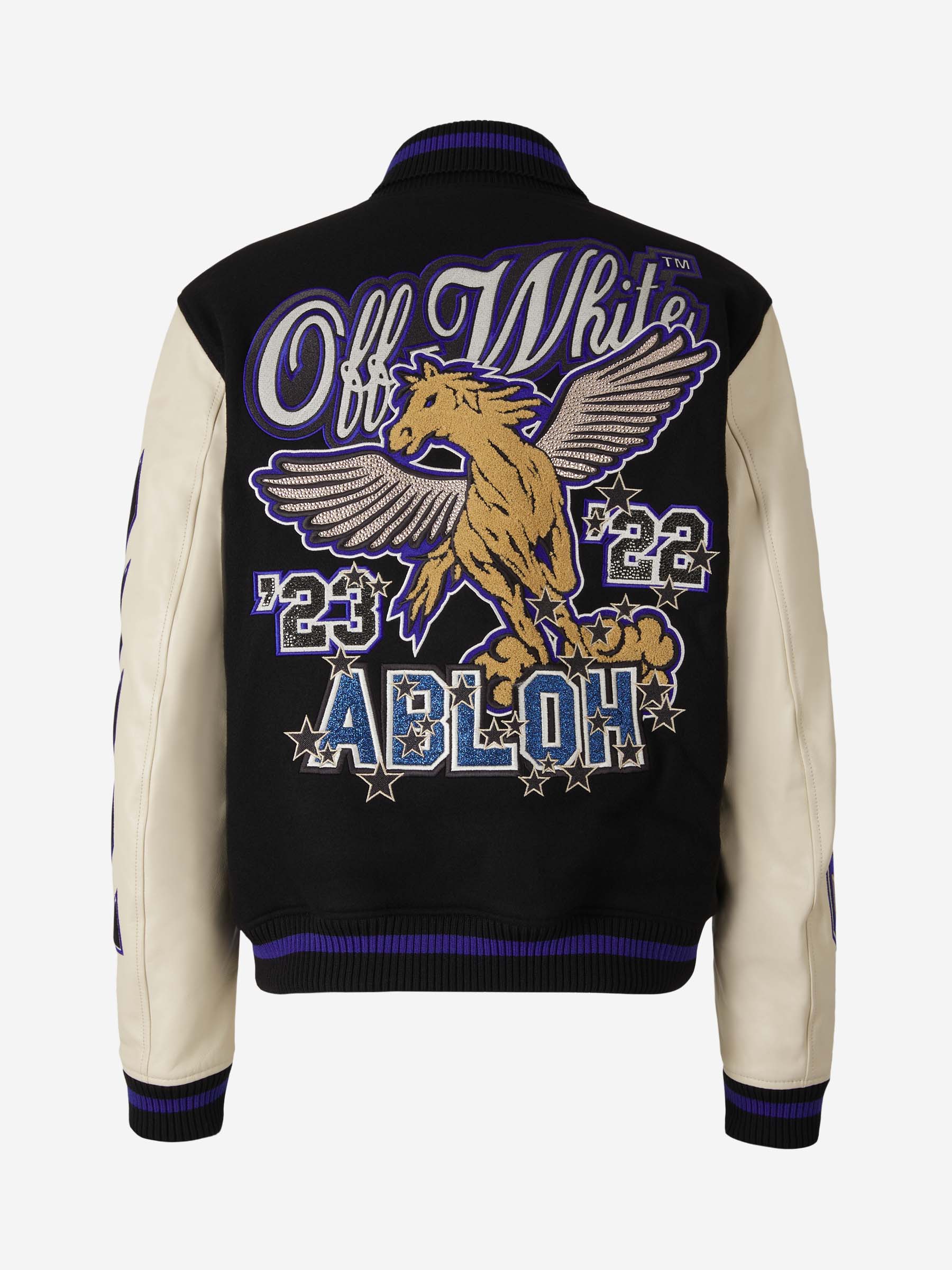 Off-White Chaqueta Bomber Contraste color Negro sku 511-000592 01 - Foto 4