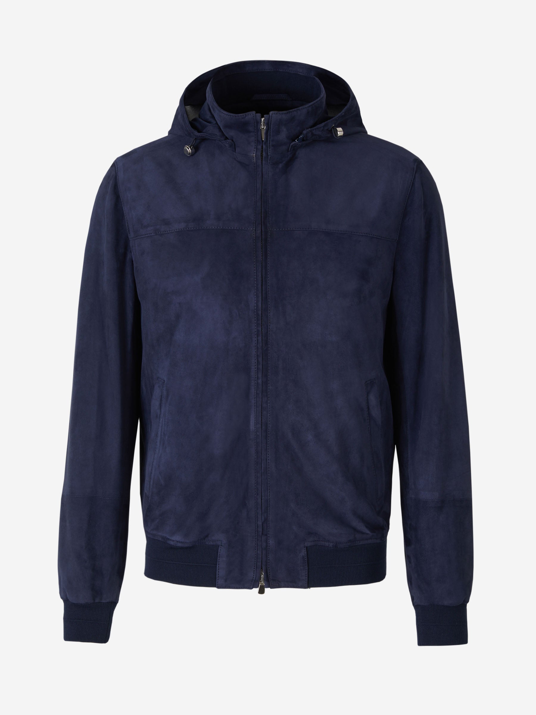 Santa Eulalia Chaqueta Piel Ante color Azul Noche sku 511-000595 01 - Foto 1