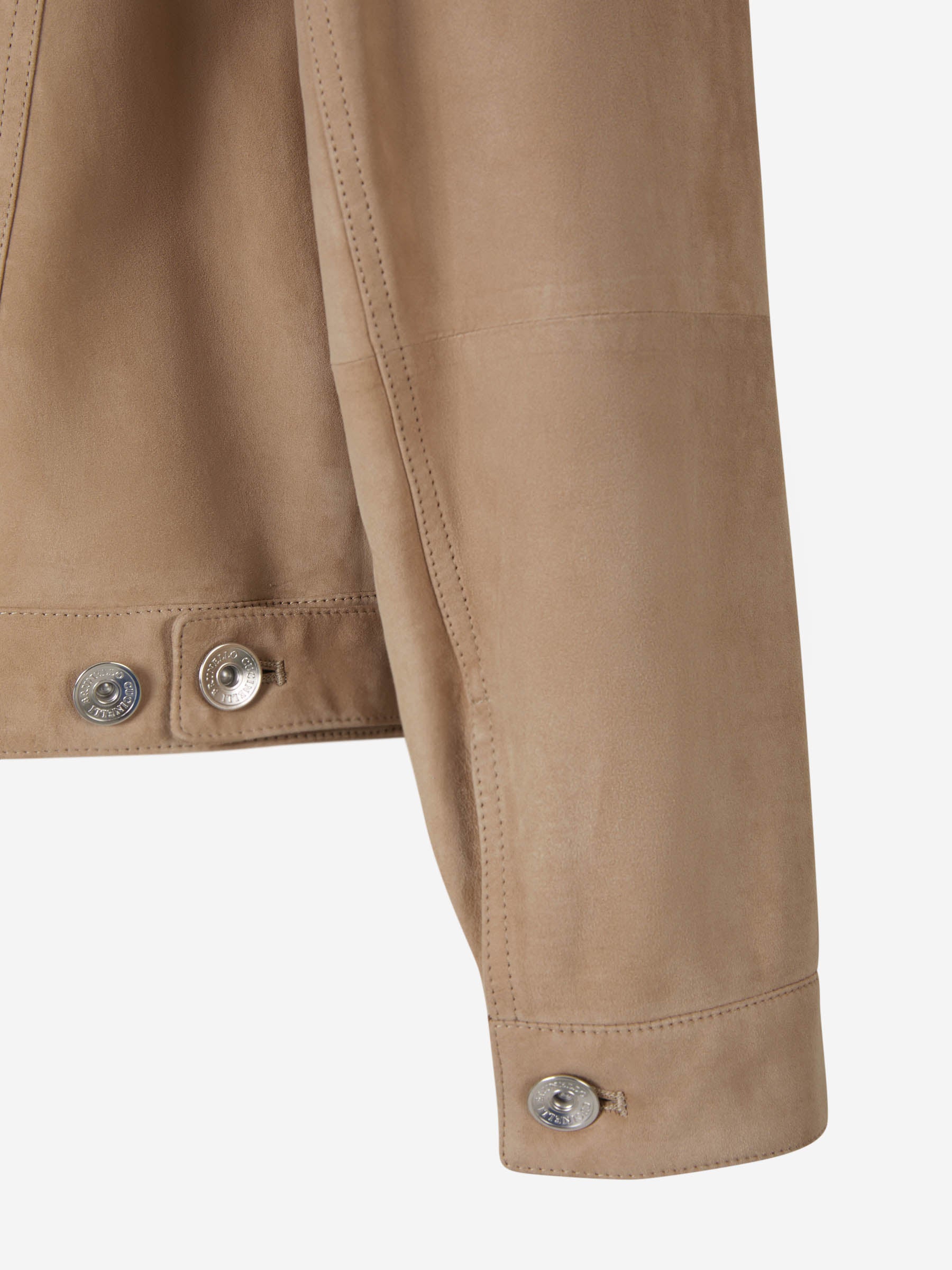 Brunello Cucinelli Chaqueta Camisera Ante color Caramelo sku 511-000598 01 - Foto 5