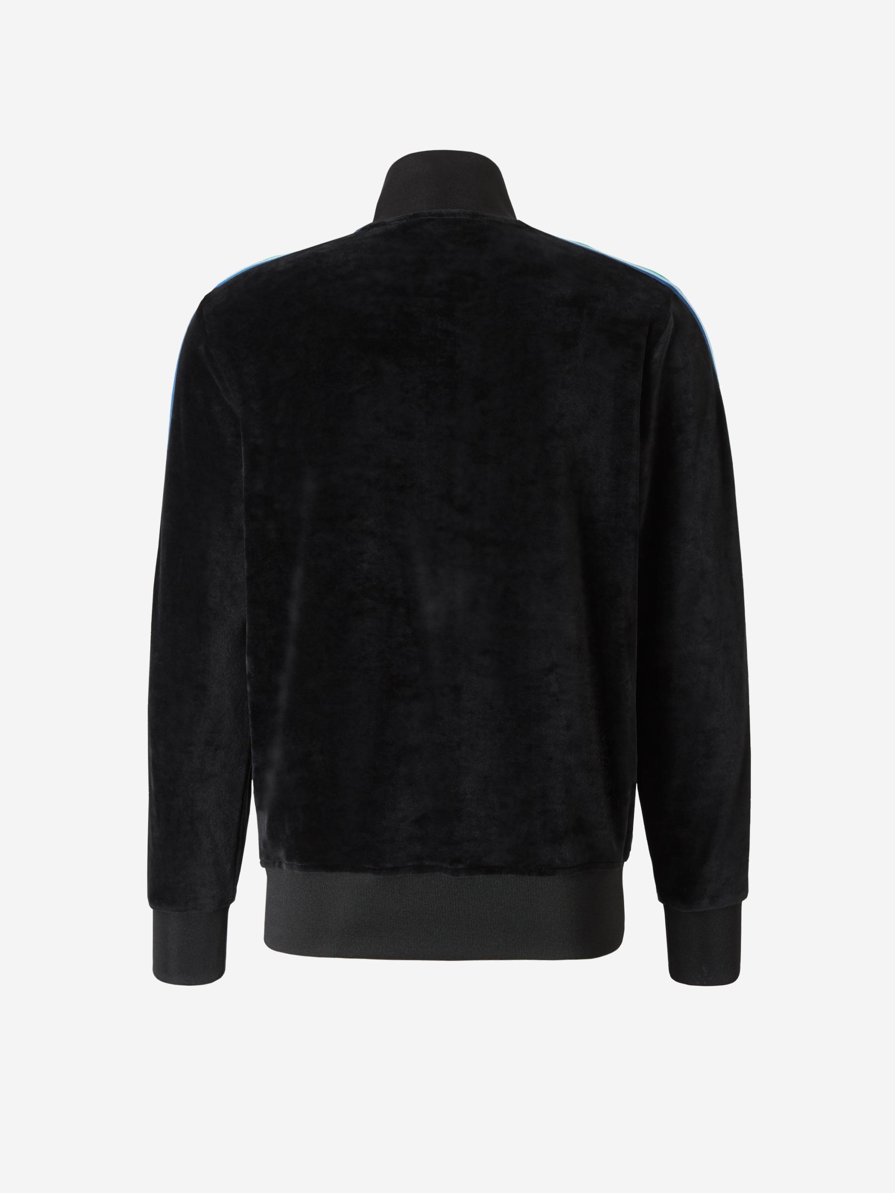 Palm Angels Sudadera Rainbow Atercipelada color Negro sku 512-001641 01 - Foto 3