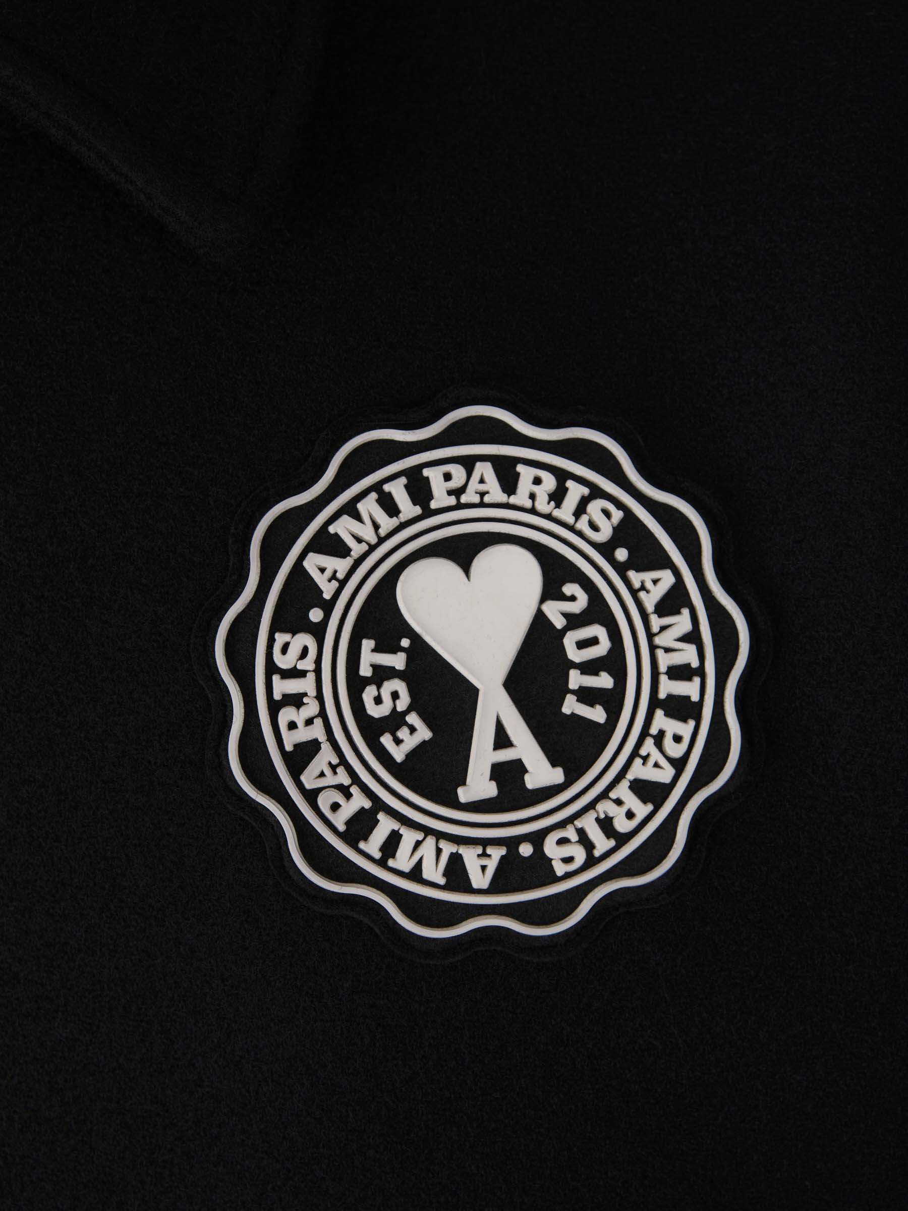 Ami Paris Chaqueta Teddy Parche color Negro sku 512-001752 01 - Foto 4