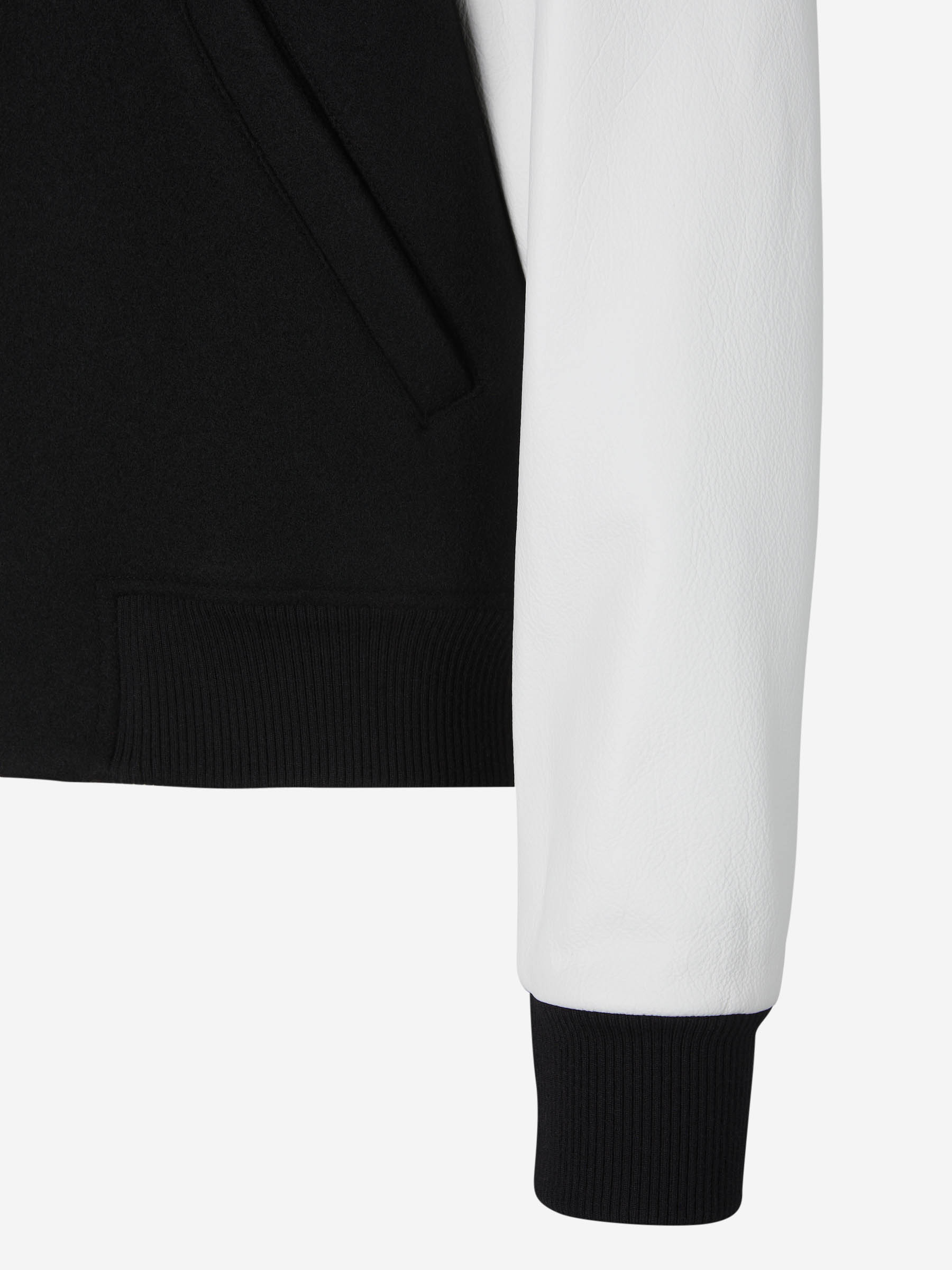 Ami Paris Chaqueta Teddy Parche color Negro sku 512-001752 01 - Foto 5