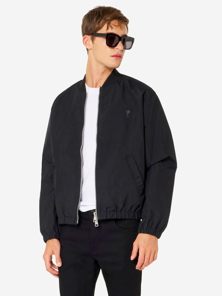 Ami Paris Chaqueta Bomber Acolchada color Negro sku 512-001753 01 - Foto 6