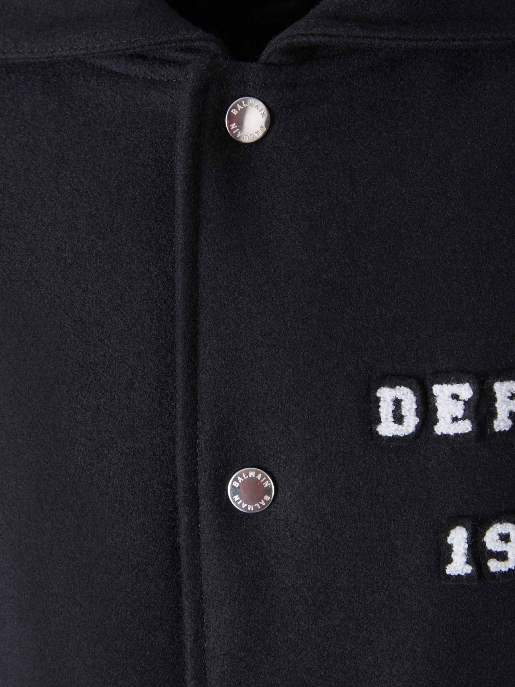 Balmain Chaqueta Logo Bordado color Negro sku 512-001770 01 - Foto 3