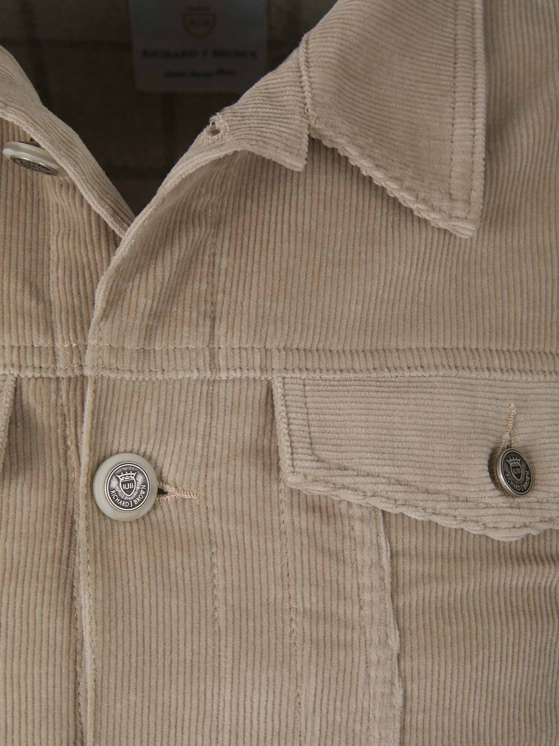 Richard J. Brown Chaqueta Pana Algodón color Caramelo sku 512-001820 01 - Foto 3