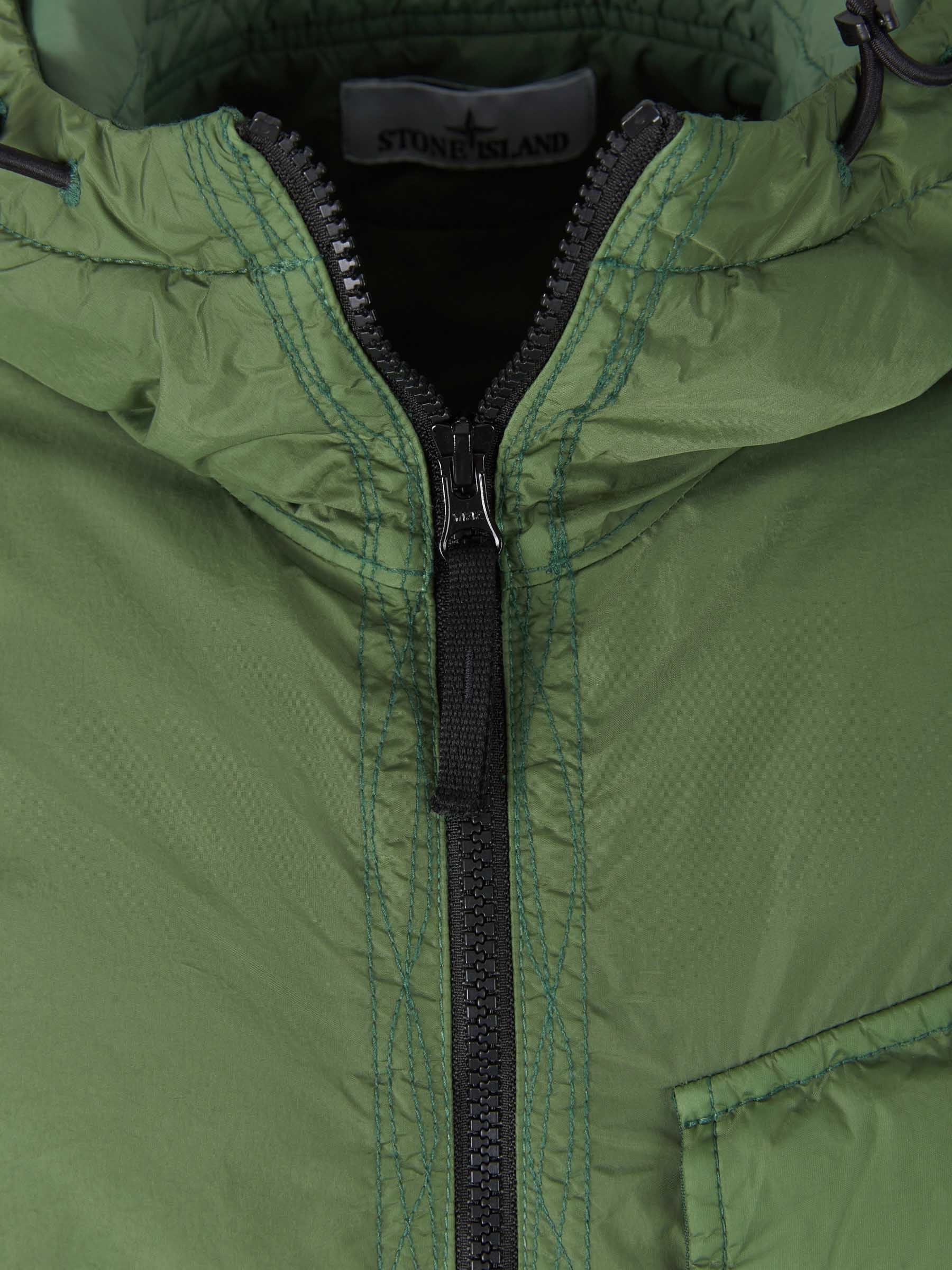 Stone Island Chaqueta Garment Dyed color Verde Militar sku 512-001824 01 - Foto 3