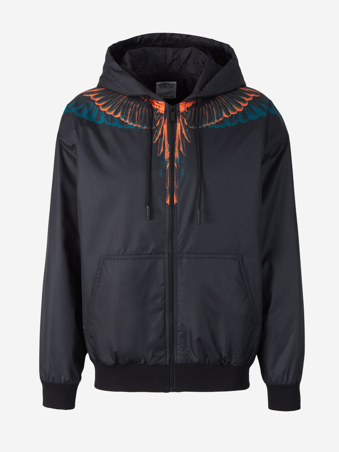 Marcelo Burlon Chaqueta Acolchada Ligera color Negro sku 512-001855 01 - Foto 1