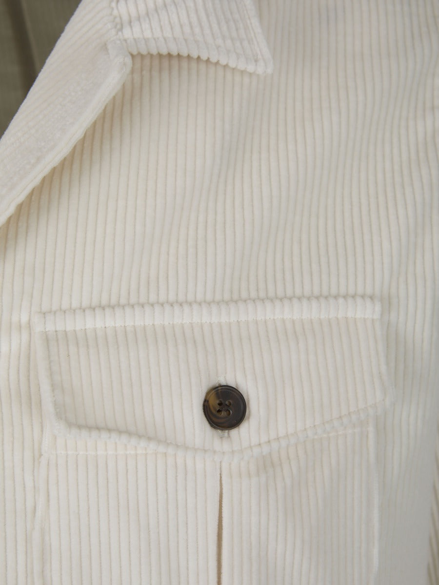 Santa Eulalia Chaqueta Pana Algodón color Blanco sku 512-001862 01 - Foto 3