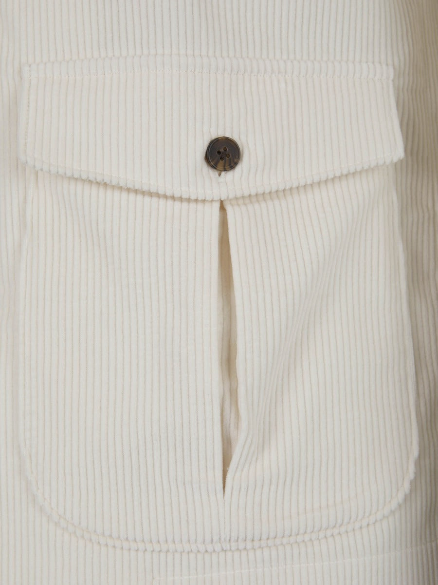 Santa Eulalia Chaqueta Pana Algodón color Blanco sku 512-001862 01 - Foto 4