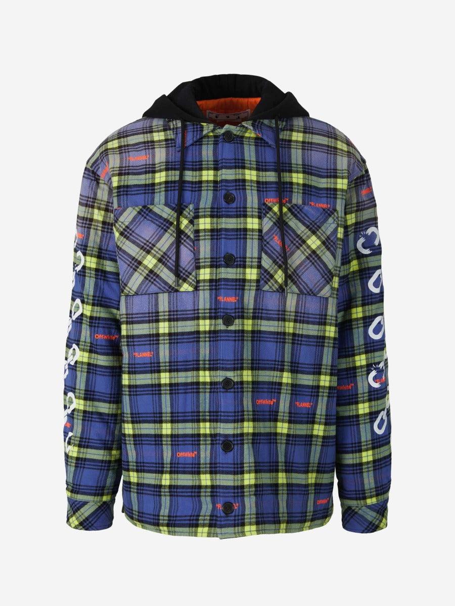 Off-White Chaqueta Camisera Arrows color Azul Cobalto sku 512-001864 01 - Foto 1