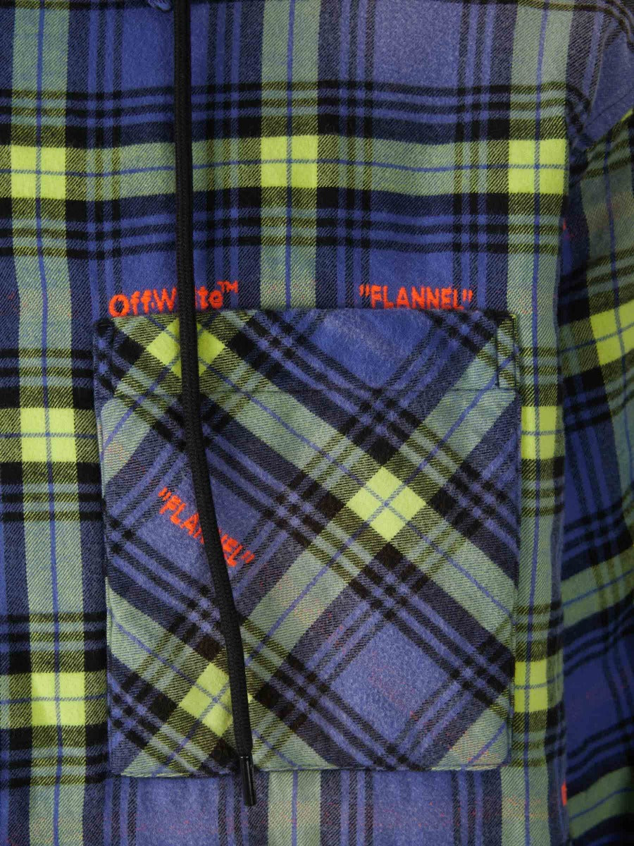 Off-White Chaqueta Camisera Arrows color Azul Cobalto sku 512-001864 01 - Foto 4