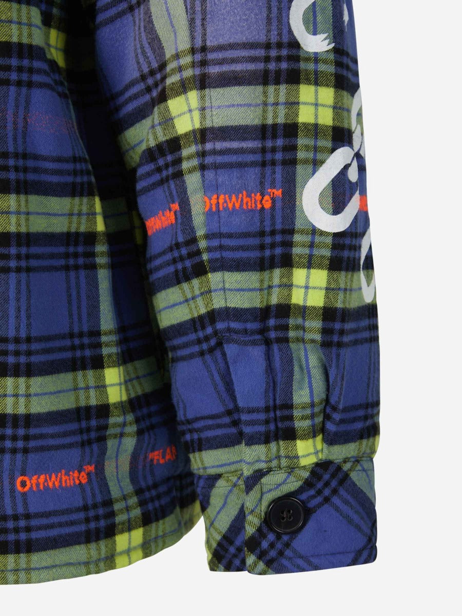 Off-White Chaqueta Camisera Arrows color Azul Cobalto sku 512-001864 01 - Foto 6