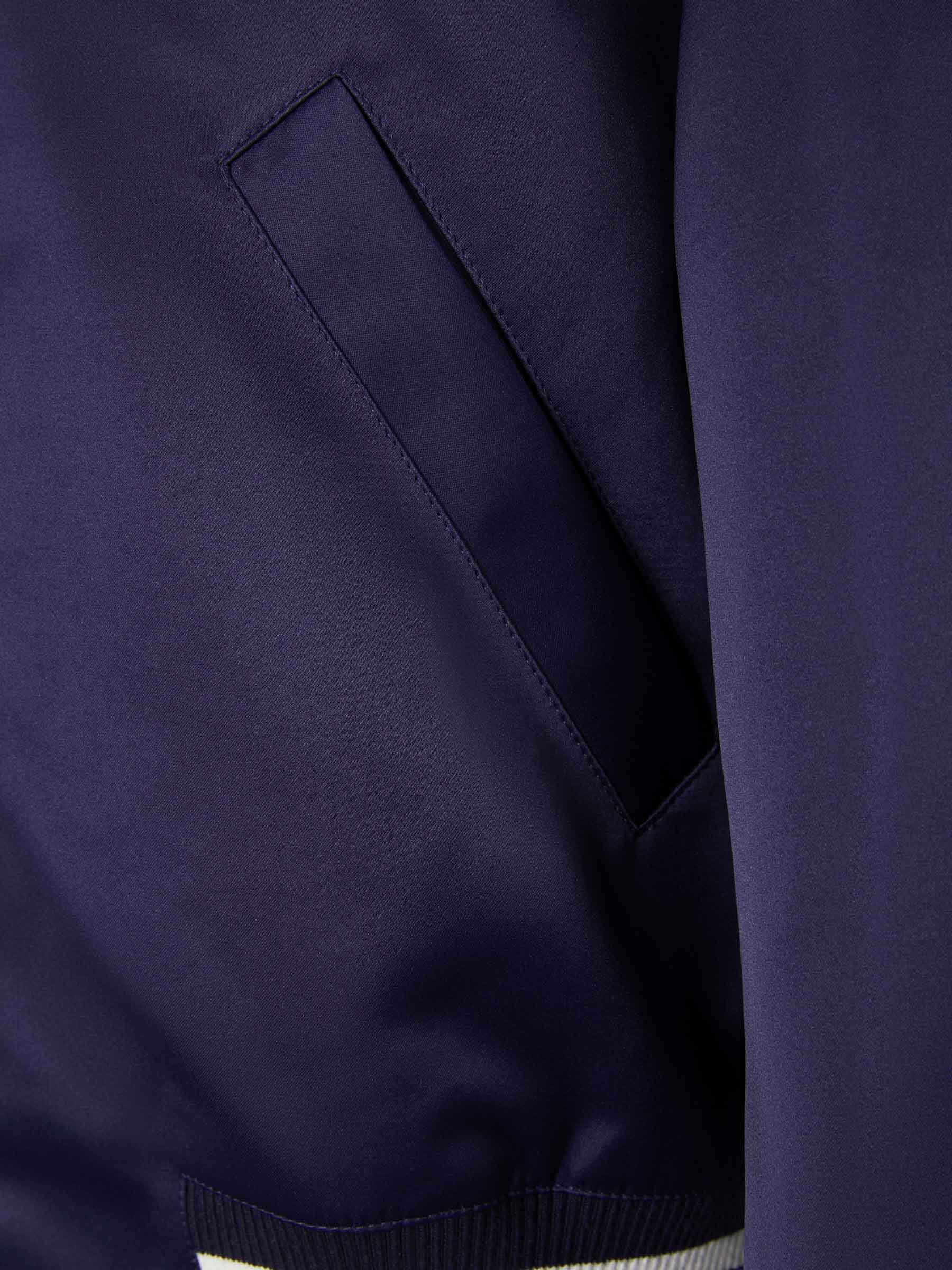 Ami Paris Cazadora Teddy Bomber color Azul Marino sku 512-001876 01 - Foto 5