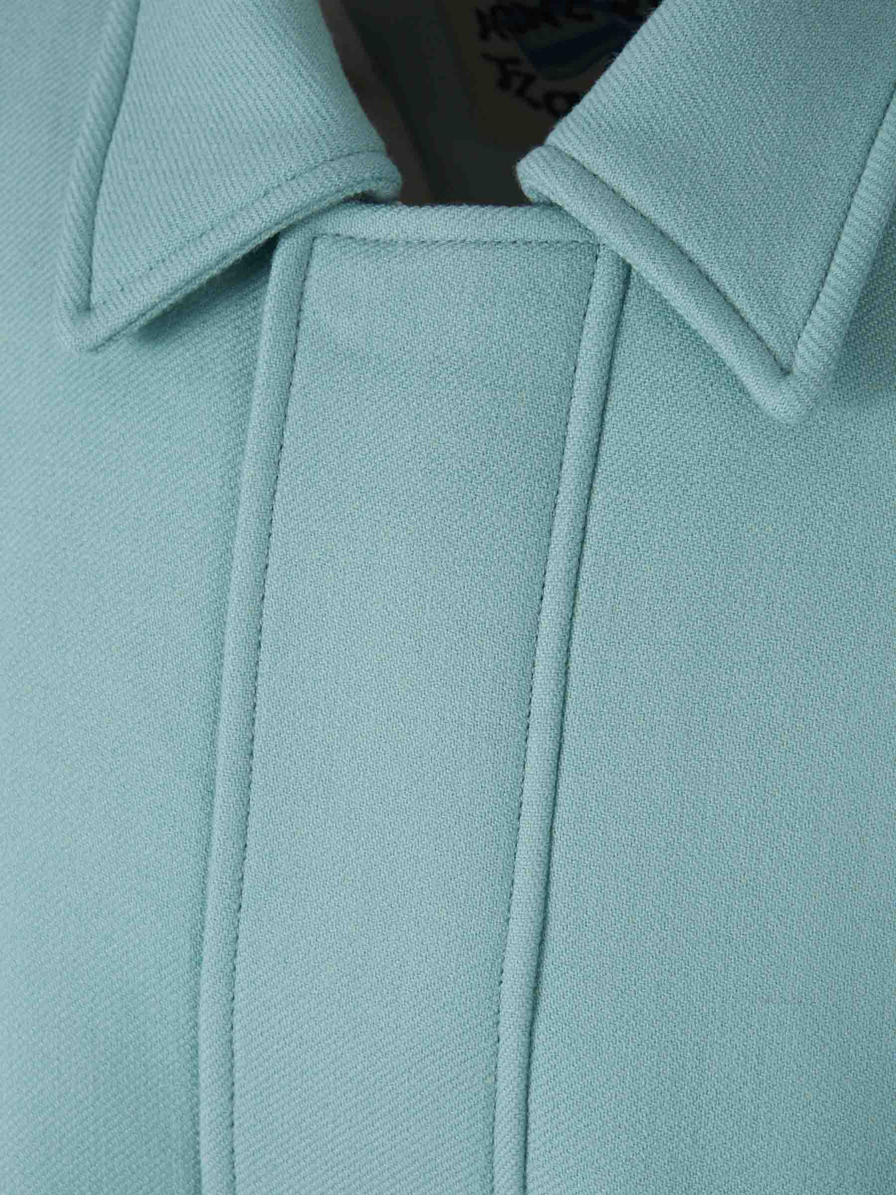 Acne Studios Chaqueta Bomber Lana color Azul Cielo sku 512-001898 01 - Foto 4