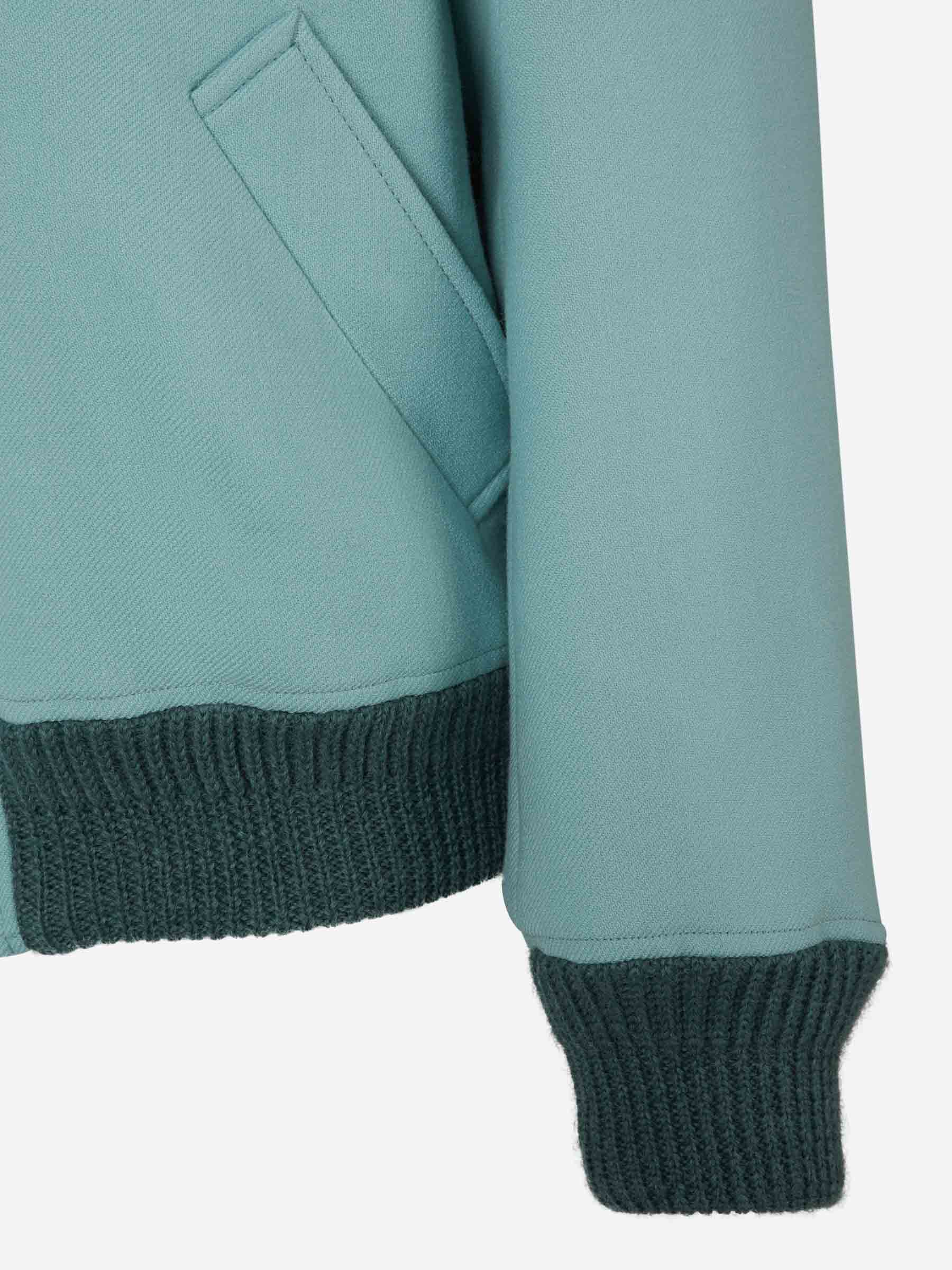 Acne Studios Chaqueta Bomber Lana color Azul Cielo sku 512-001898 01 - Foto 5