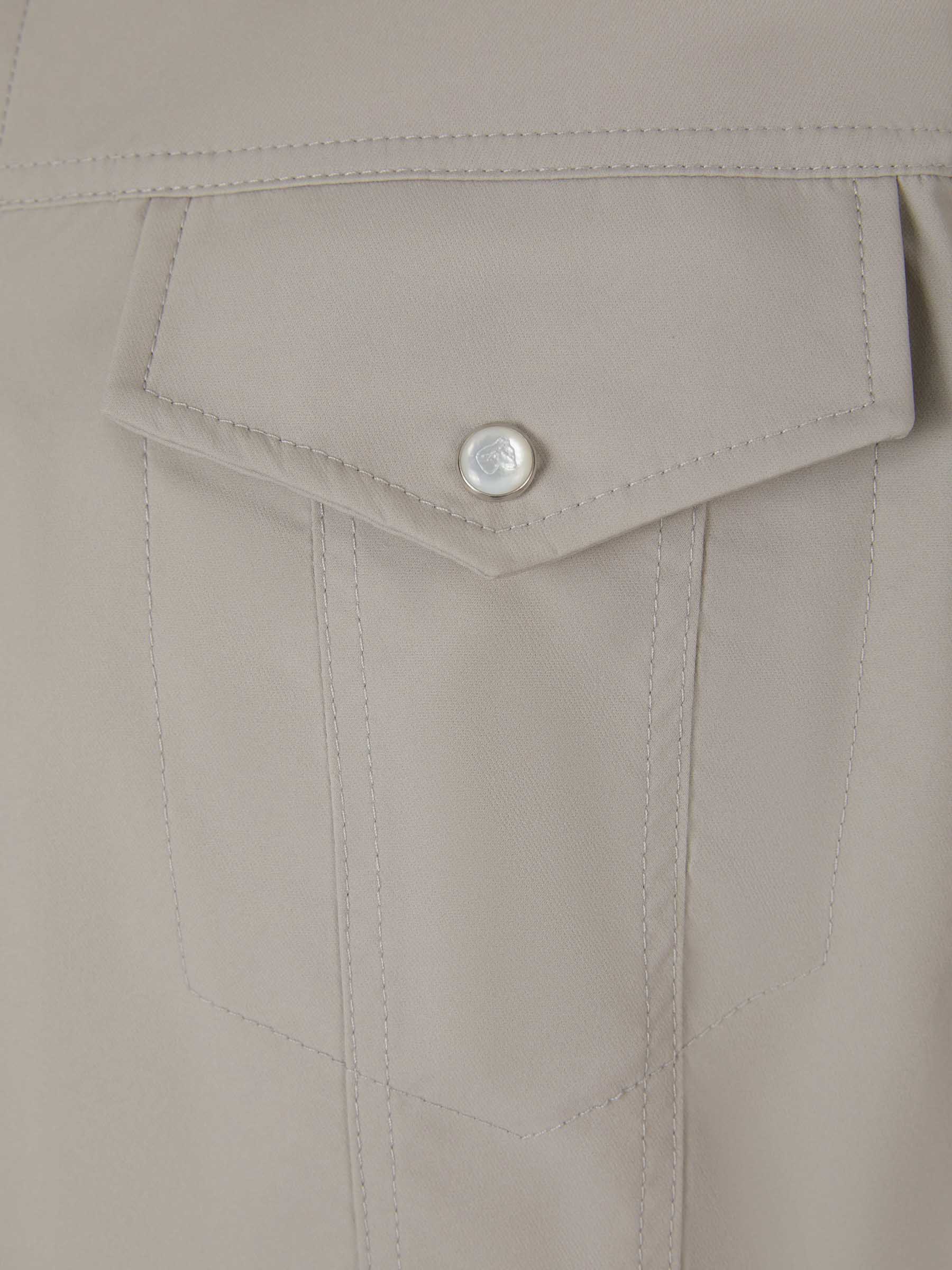 Marco Pescarolo Cazadora Momot color Beis sku 512-001902 01 - Foto 4