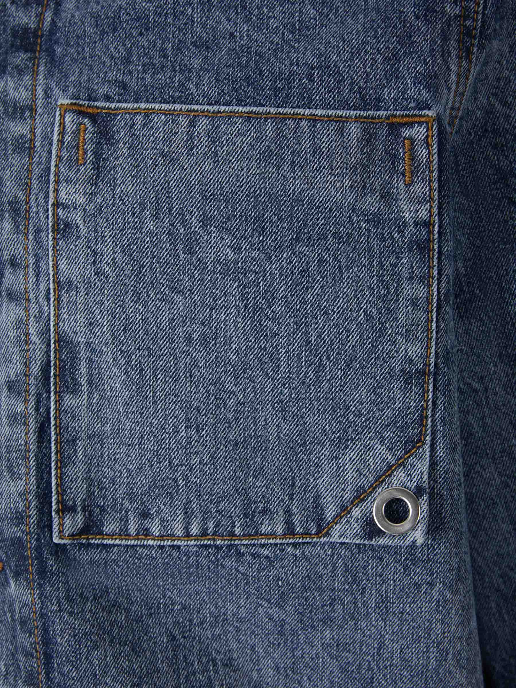 Jacquemus Chaqueta La Veste de Nîmes Jao color Azul Denim sku 512-001904 01 - Foto 4