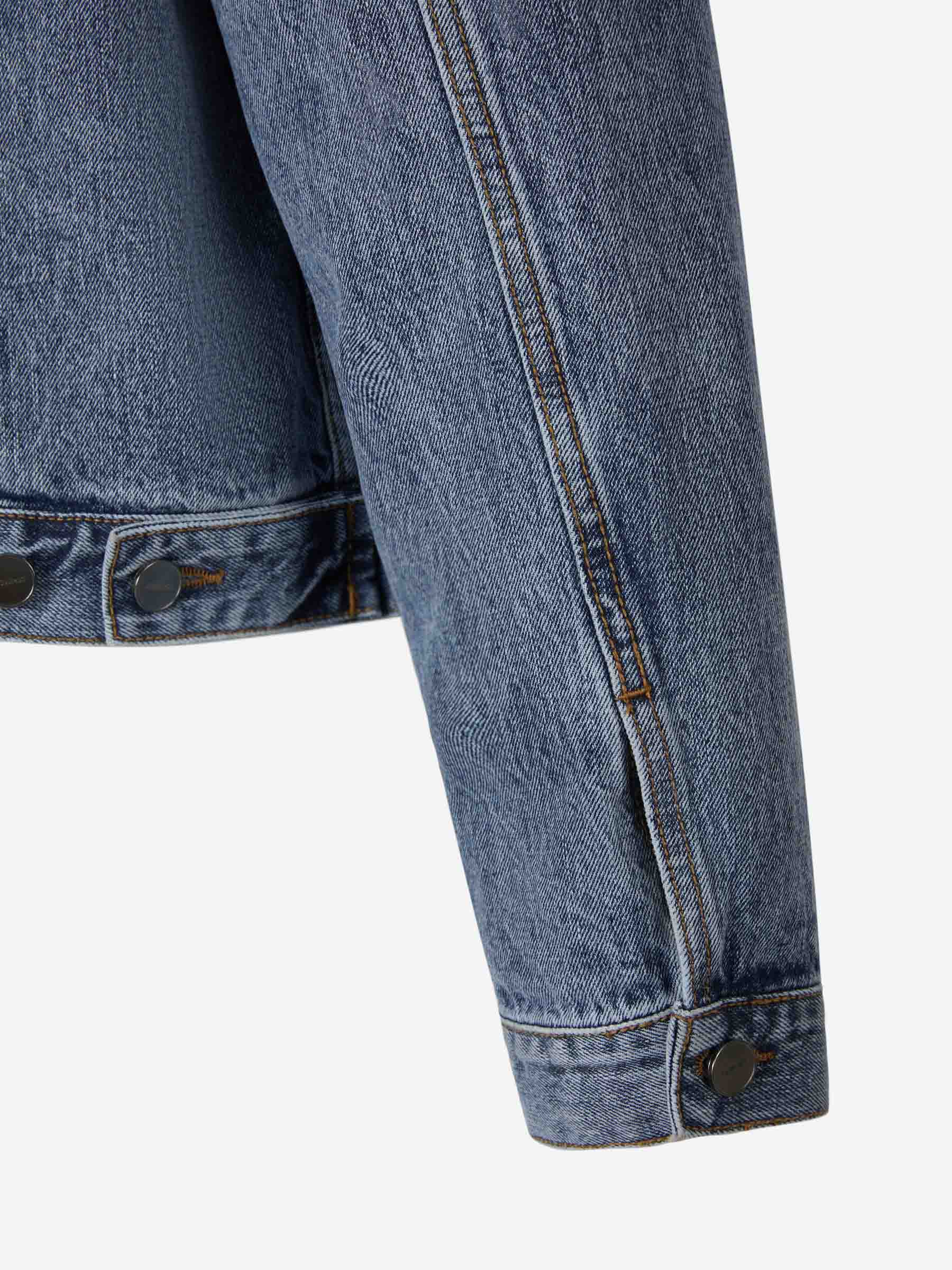 Jacquemus Chaqueta La Veste de Nîmes Jao color Azul Denim sku 512-001904 01 - Foto 5