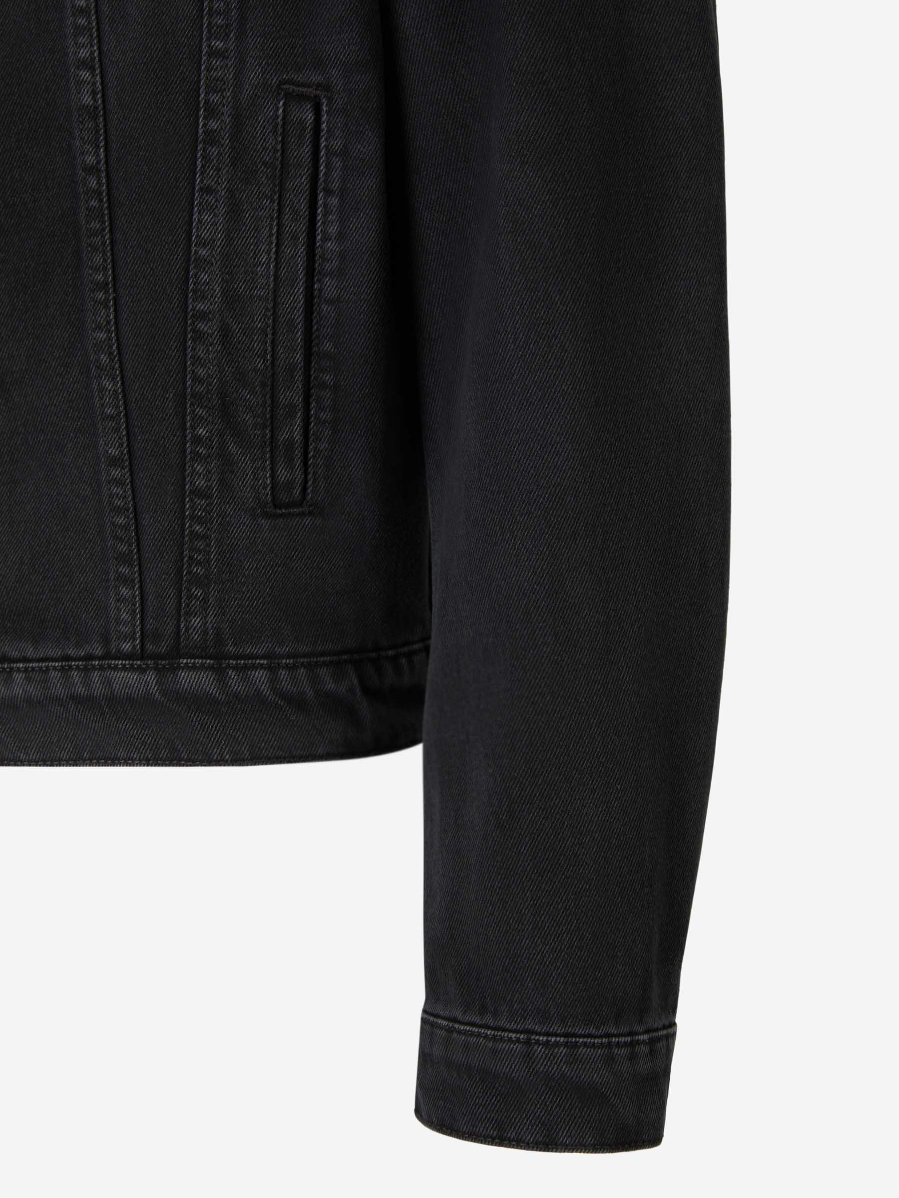 Heron Preston Chaqueta Denim Algodón color Negro sku 512-001912 01 - Foto 5