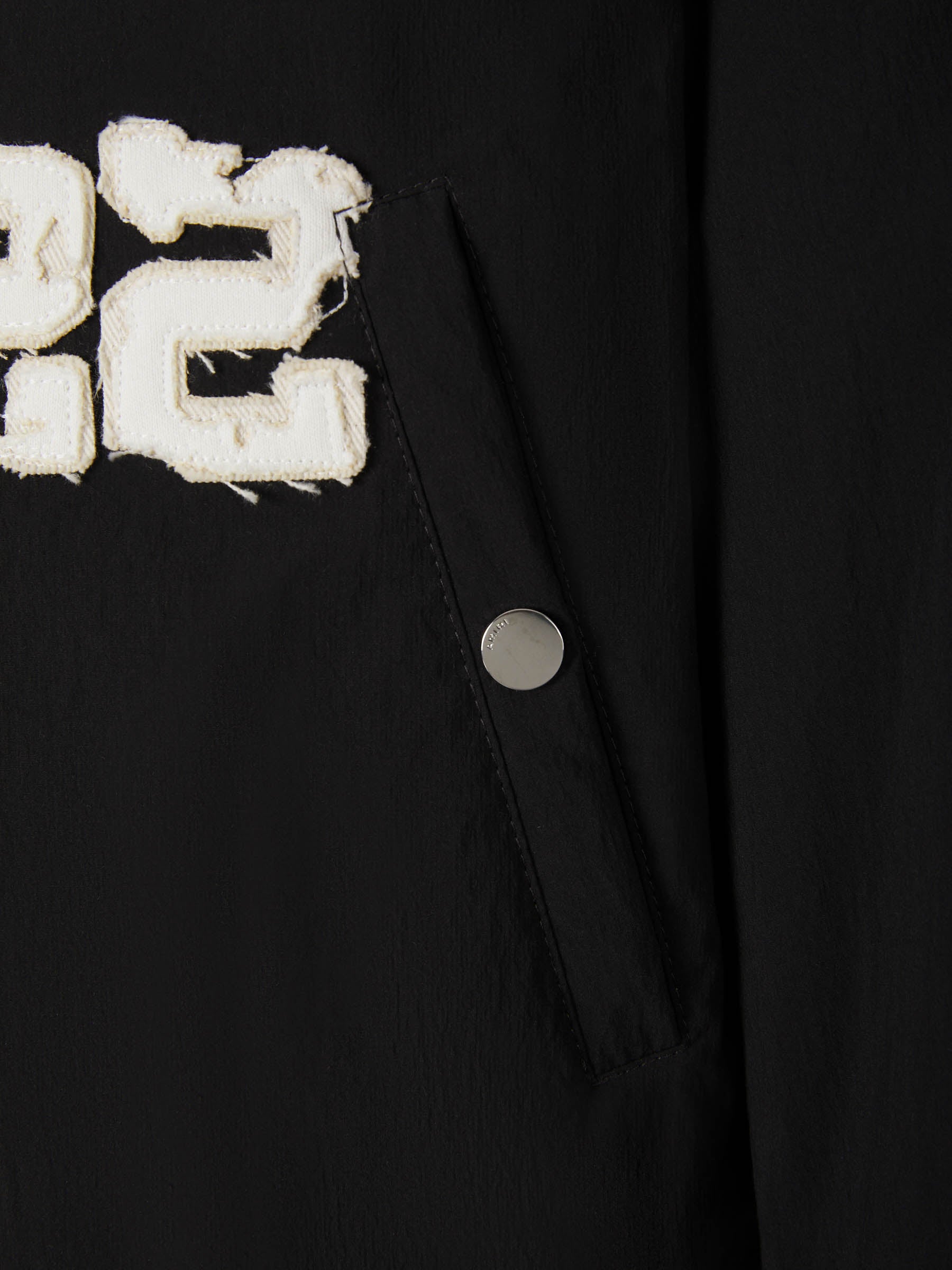 Amiri Cazadora Shrunken Logo color Negro sku 512-001927 01 - Foto 4