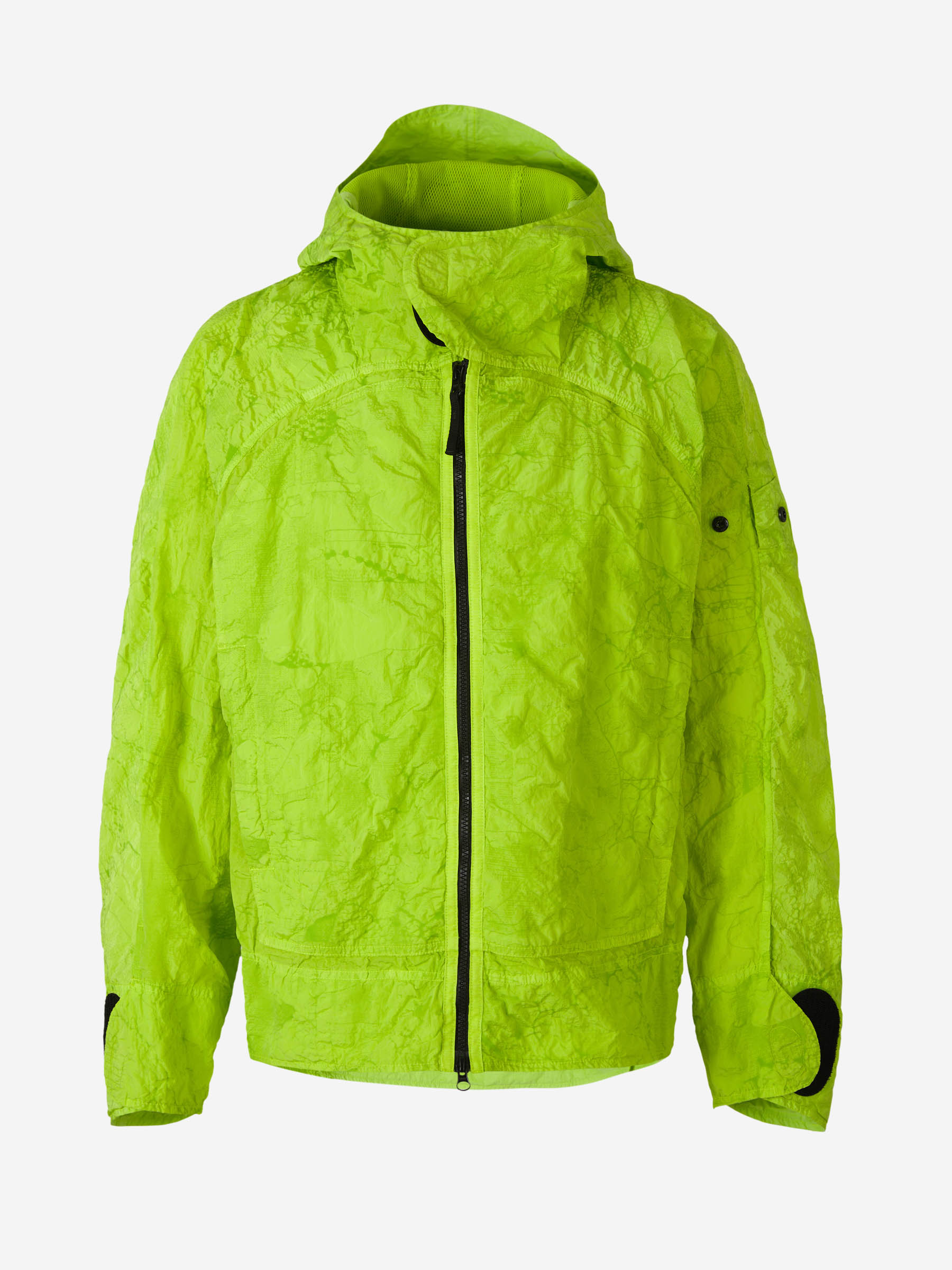 Stone Island Shadow Project Cazadora Técnica Arrugada color Verde Lima sku 512-001967 01 - Foto 1