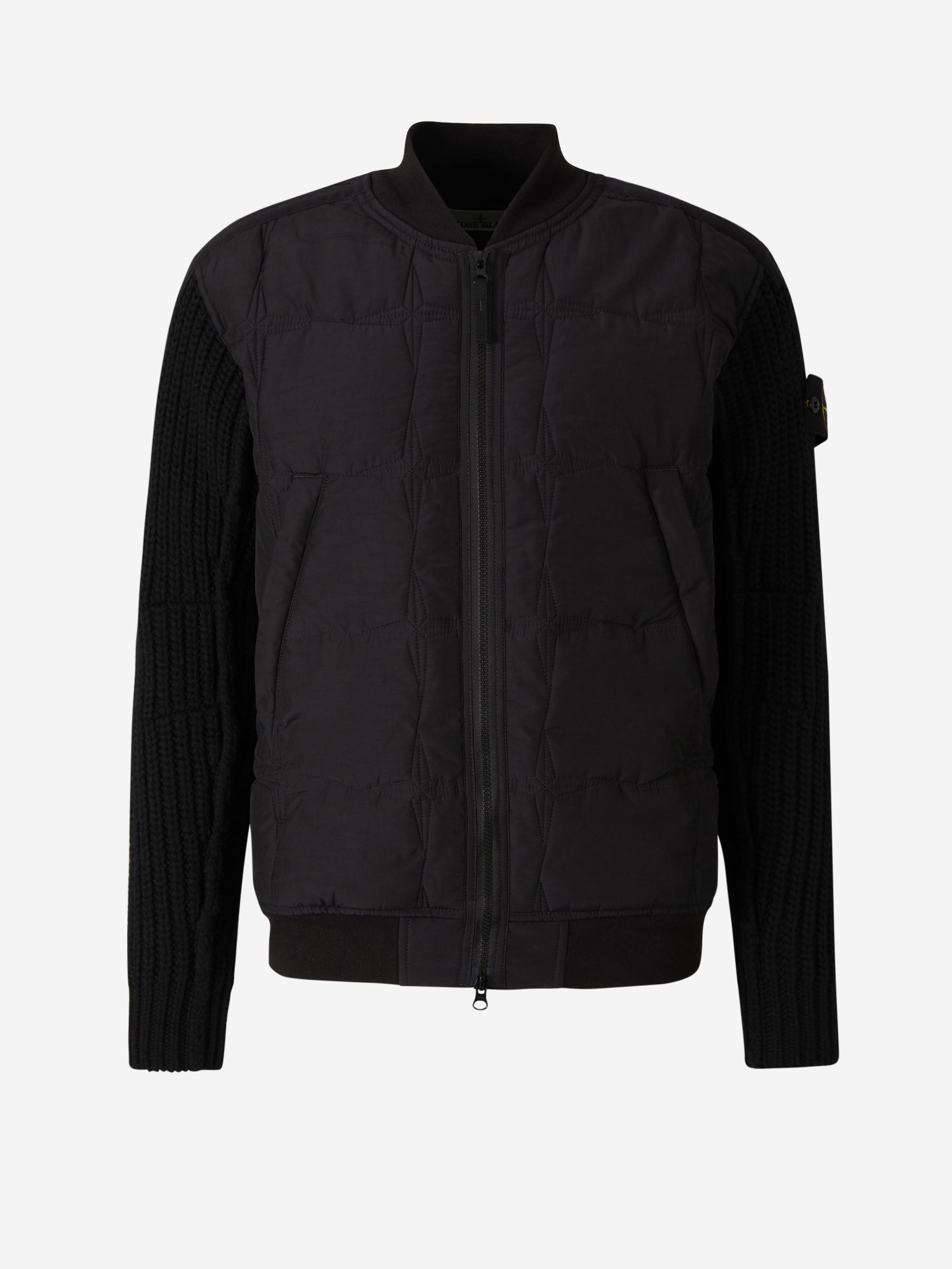 Stone Island Chaqueta Paneles Punto color Negro sku 512-001970 01 - Foto 1