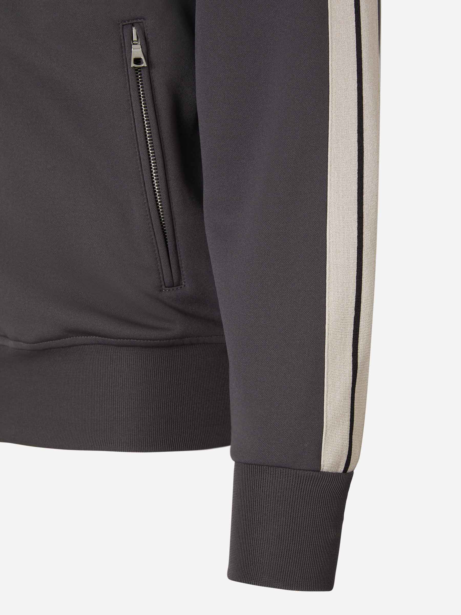 Outlet online Palm Angels Hombre Sudadera Cremallera Track color Gris Oscuro sku 512-002025 02 - Foto 6