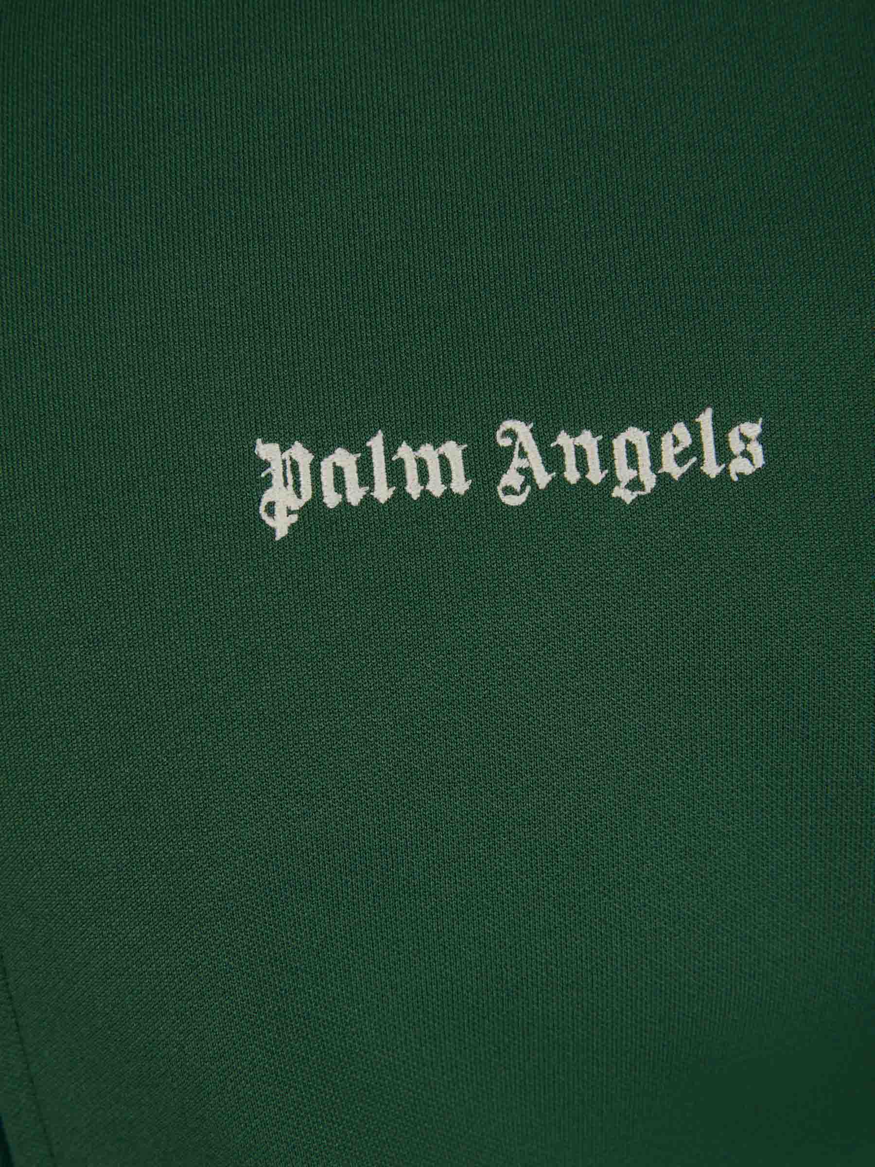 Outlet online Palm Angels Hombre Sudadera Cremallera Logo color Verde Claro sku 512-002026 01 - Foto 4