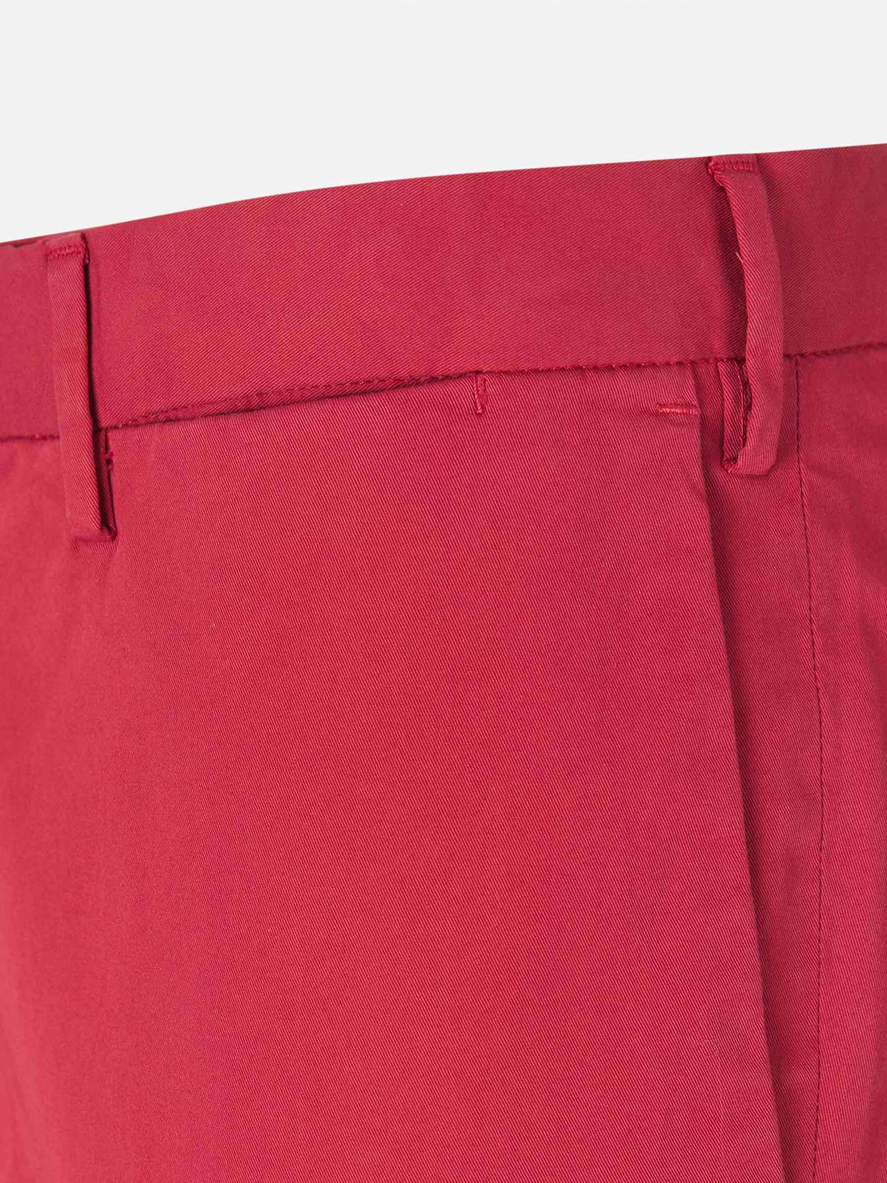 Outlet online Incotex Hombre Pantalones Chinos Algodón color Rojo sku 521-002195 10 - Foto 7
