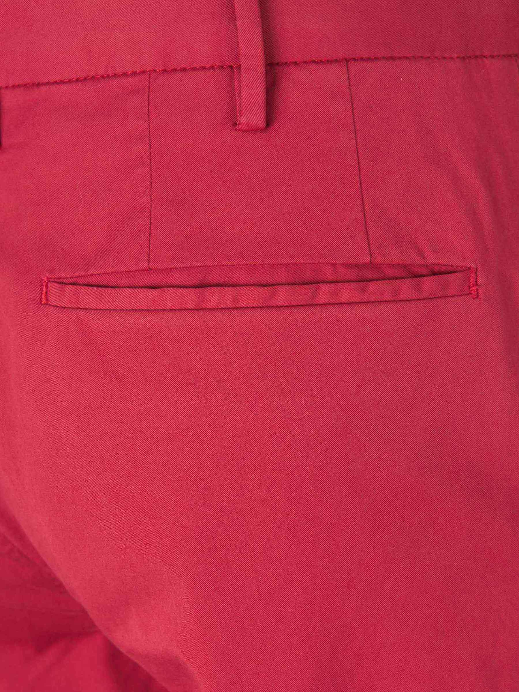 Outlet online Incotex Hombre Pantalones Chinos Algodón color Rojo sku 521-002195 10 - Foto 8