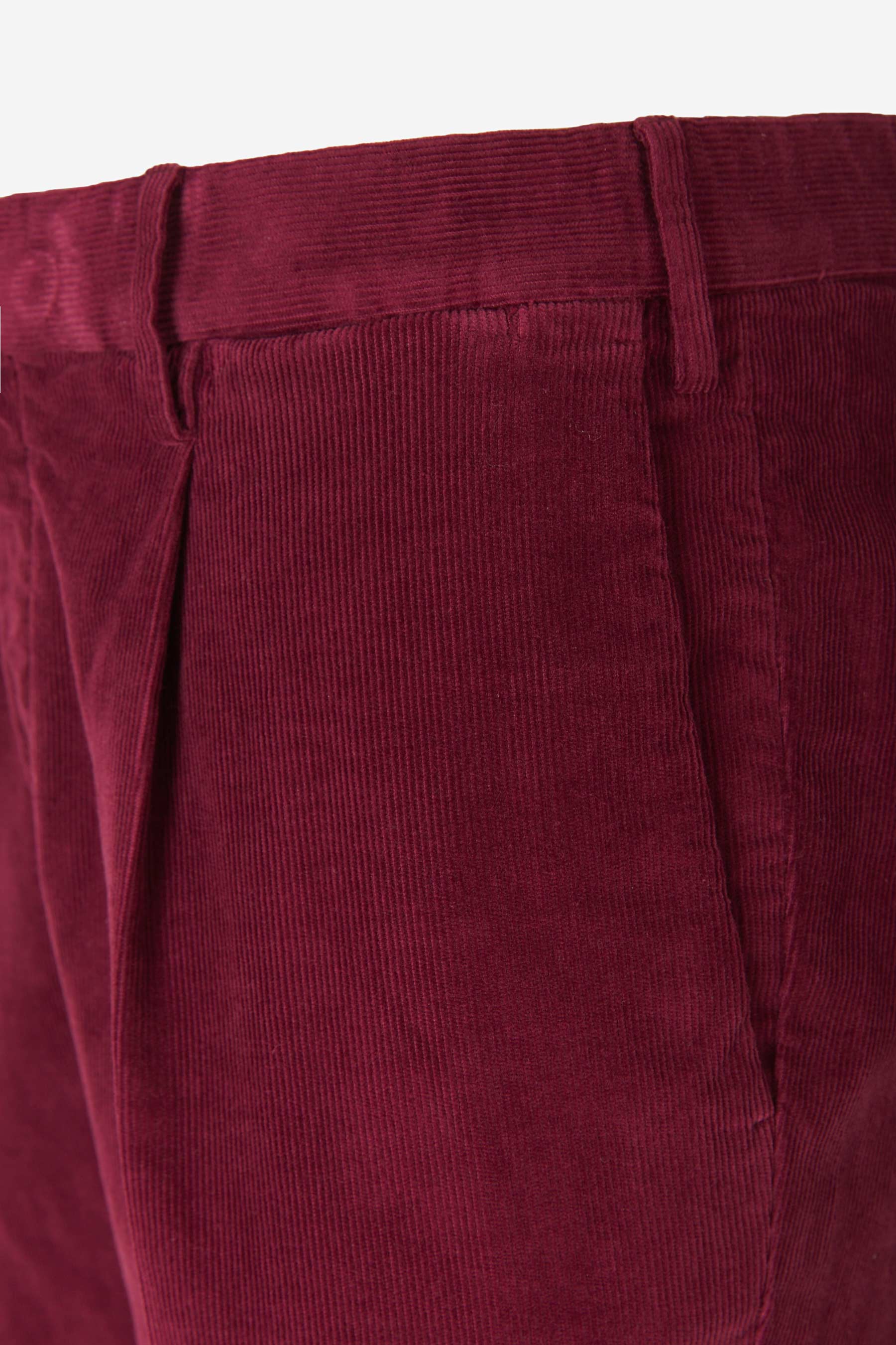 Outlet online Incotex Hombre Pantalones de Pana color Burdeos sku 521-002110 03 - Foto 3