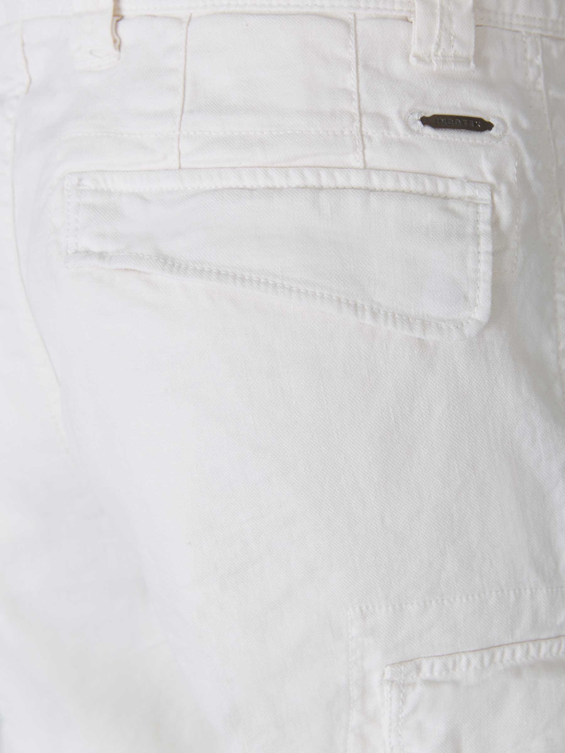 Incotex Slacks Pantalones Cargo Lino color Verde Militar sku 521-002365 02 - Foto 12