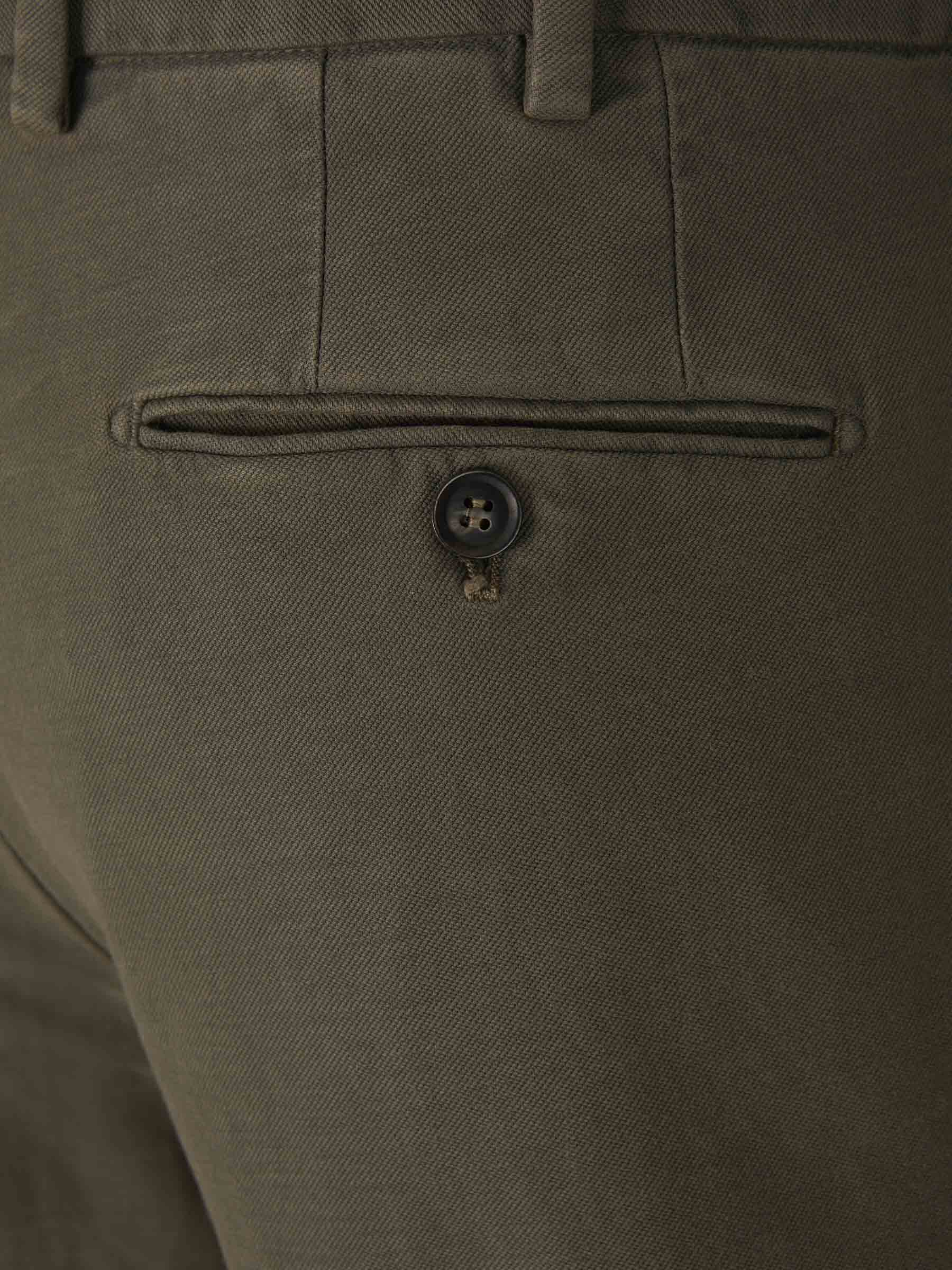Outlet online Santa Eulalia Hombre Pantalones Sarga Algodón color Verde Militar sku 521-002560 06 - Foto 8