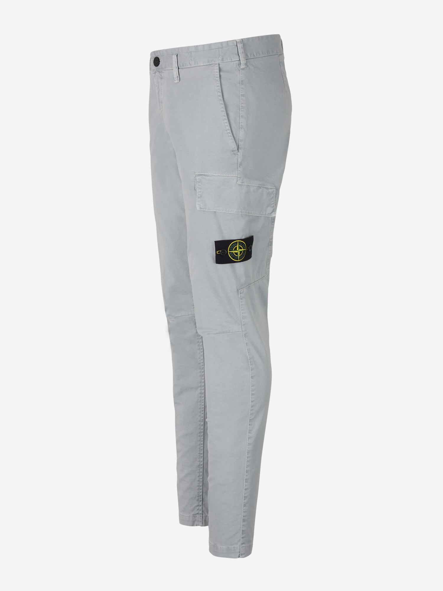 Stone Island Pantalones Cargo Algodón color Gris Claro sku 521-002575 02 - Foto 2