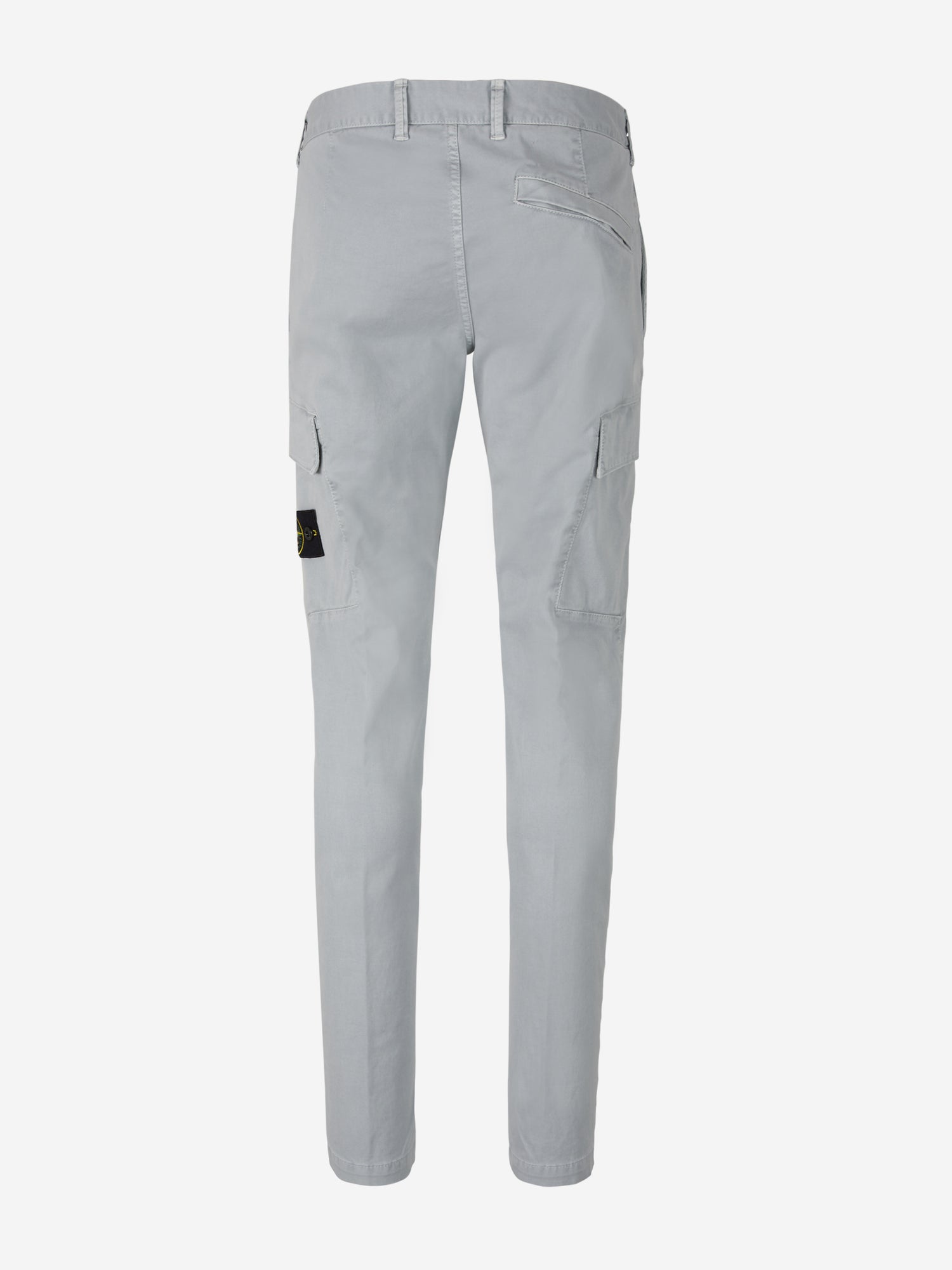 Stone Island Pantalones Cargo Algodón color Gris Claro sku 521-002575 02 - Foto 3