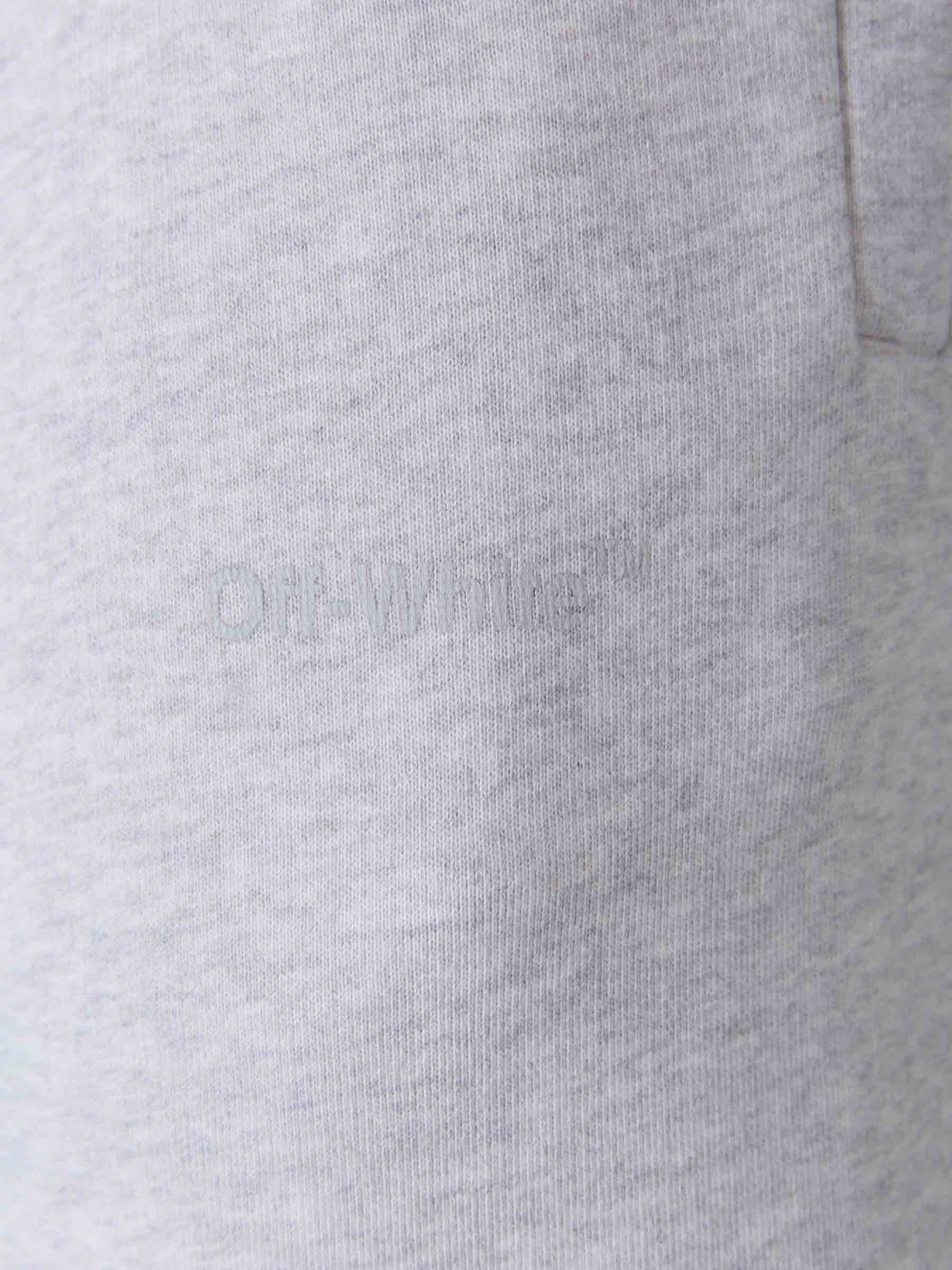 Outlet online Off-White Hombre Joggers Logo Algodón color Gris Claro sku 521-002583 01 - Foto 4