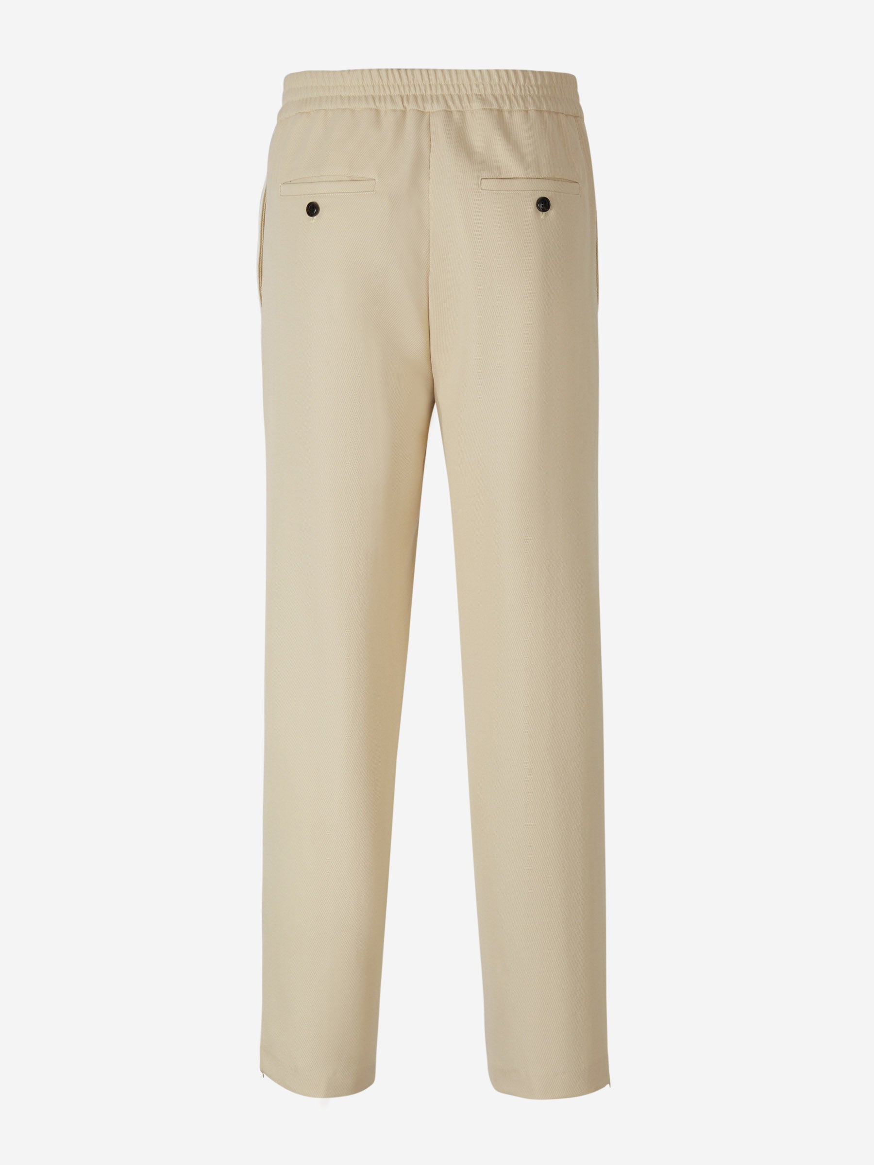 Ami Paris Pantalones Rectos Lana color Beis sku 521-002656 01 - Foto 3