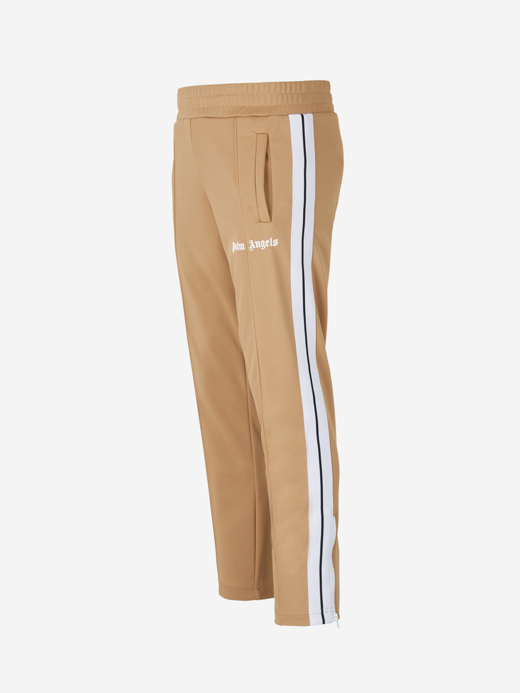 Outlet online Palm Angels Hombre Joggers Franja Contraste color Beis sku 521-002660 03 - Foto 2