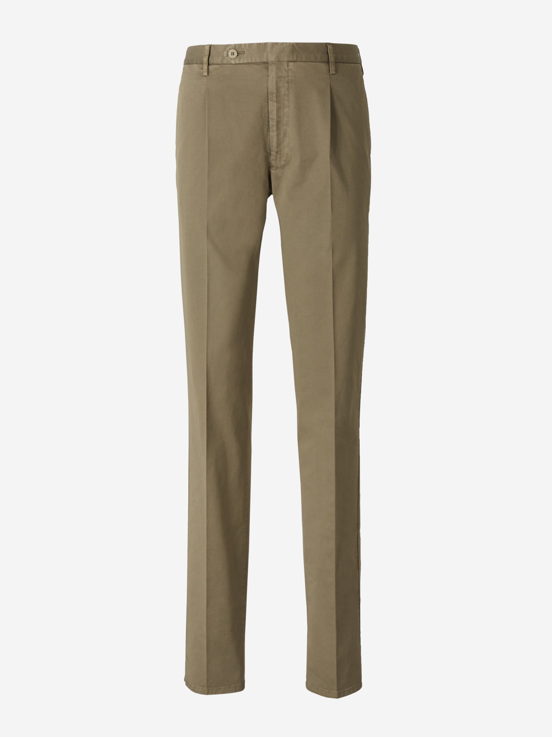 Outlet online Santa Eulalia Hombre Pantalones Pinzas Algodón color Verde Militar sku 521-002702 05 - Foto 1