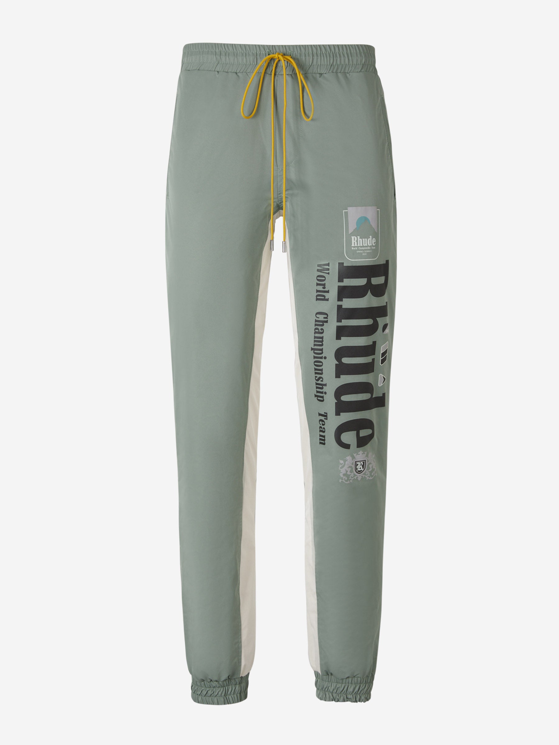 Outlet online Rhude Hombre Joggers Técnicos Logo color Verde Salvia sku 521-002743 00 - Foto 1